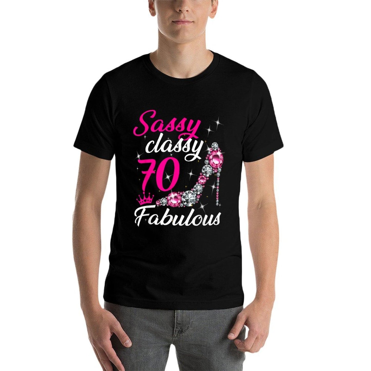 Sassy Classy 70 Fabulous 1952 70th Birthday Vintage-inspired T-Shirt