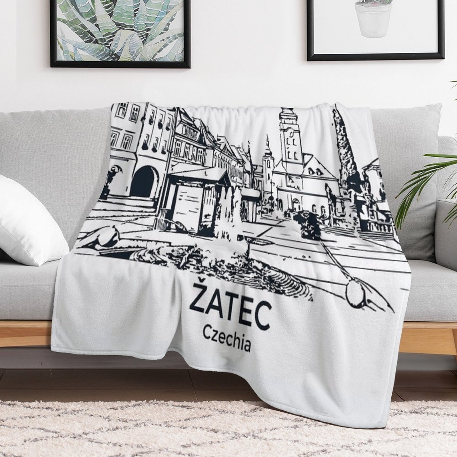 Žatec - Czechia Comfort Throw Blanket