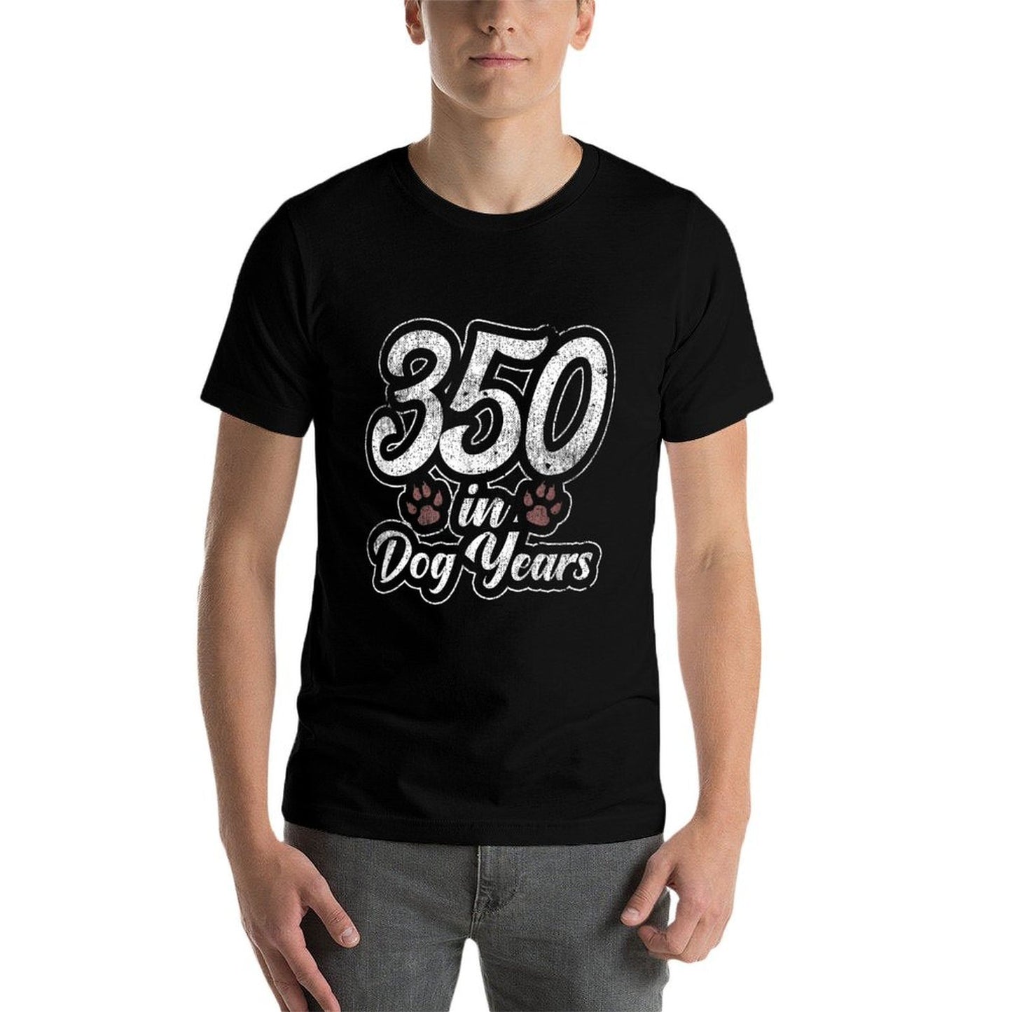 350 Dog Years Old 50th Birthday Party Gift Moisture-wicking T-Shirt