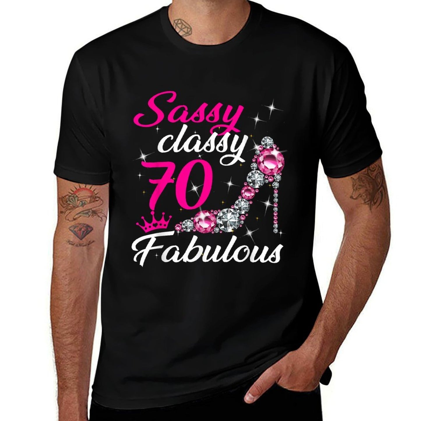 Sassy Classy 70 Fabulous 1952 70th Birthday Vintage-inspired T-Shirt