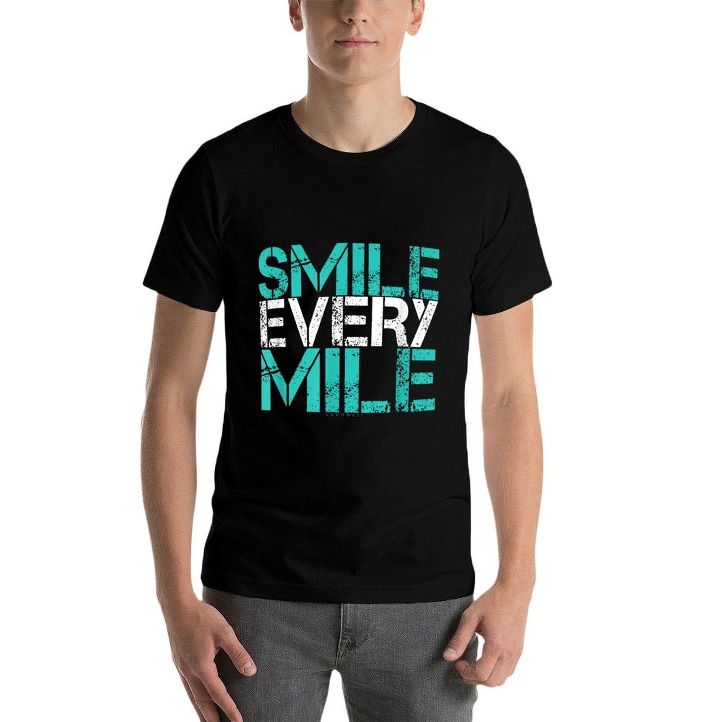 Smile Every Mile. Funny Runnings. Runner Gifts Quick-drying T-Shirt