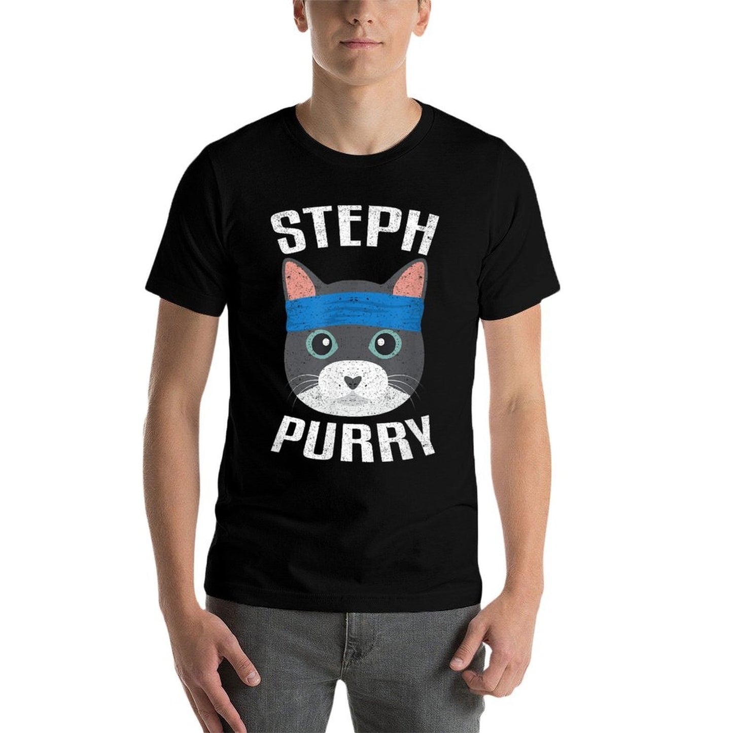 Steph Purry Cat - Funny Basketball Classic T-Shirt