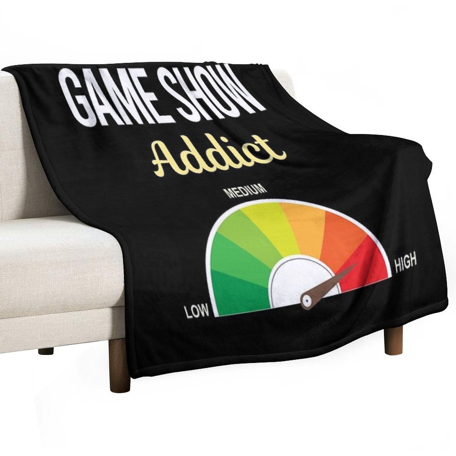 Addict Game Shows TV Show Easy Care Throw Blanket