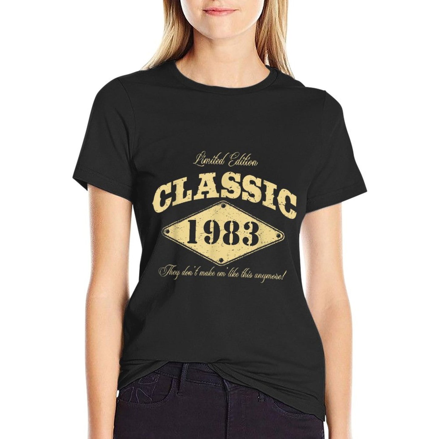 Vintage Classic Car 1983 Graphic 40 Year Old 40th Birthday Breathable T-Shirt