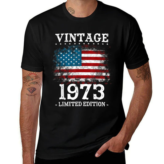 50 Years Old Gift Vintage 1973 Limited Edition 50th Birthday  High-quality Stitching T-Shirt