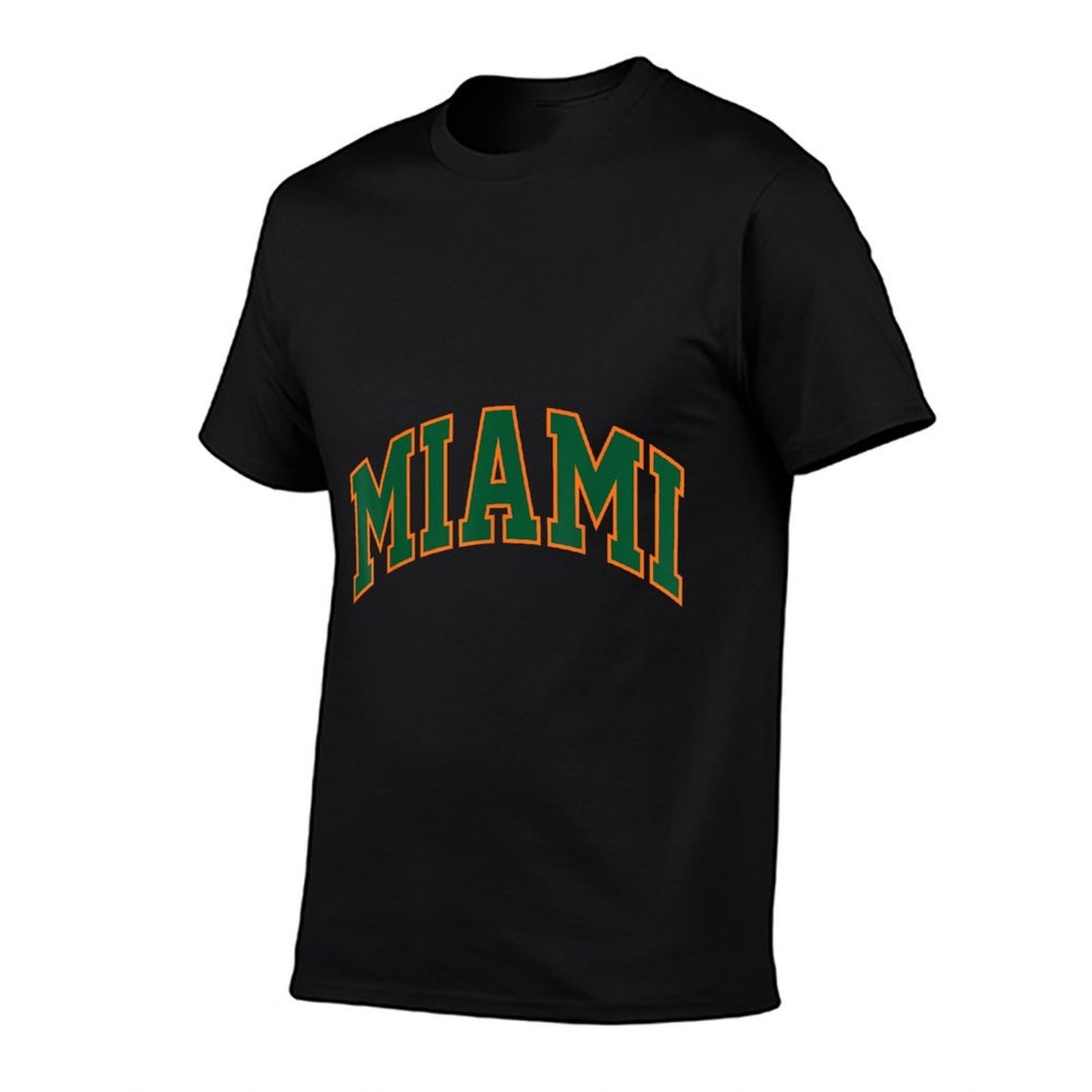 Retro Miami Men Miami Women Vintage Orange Green FL Souvenir  Summer-ready Fabric T-Shirt
