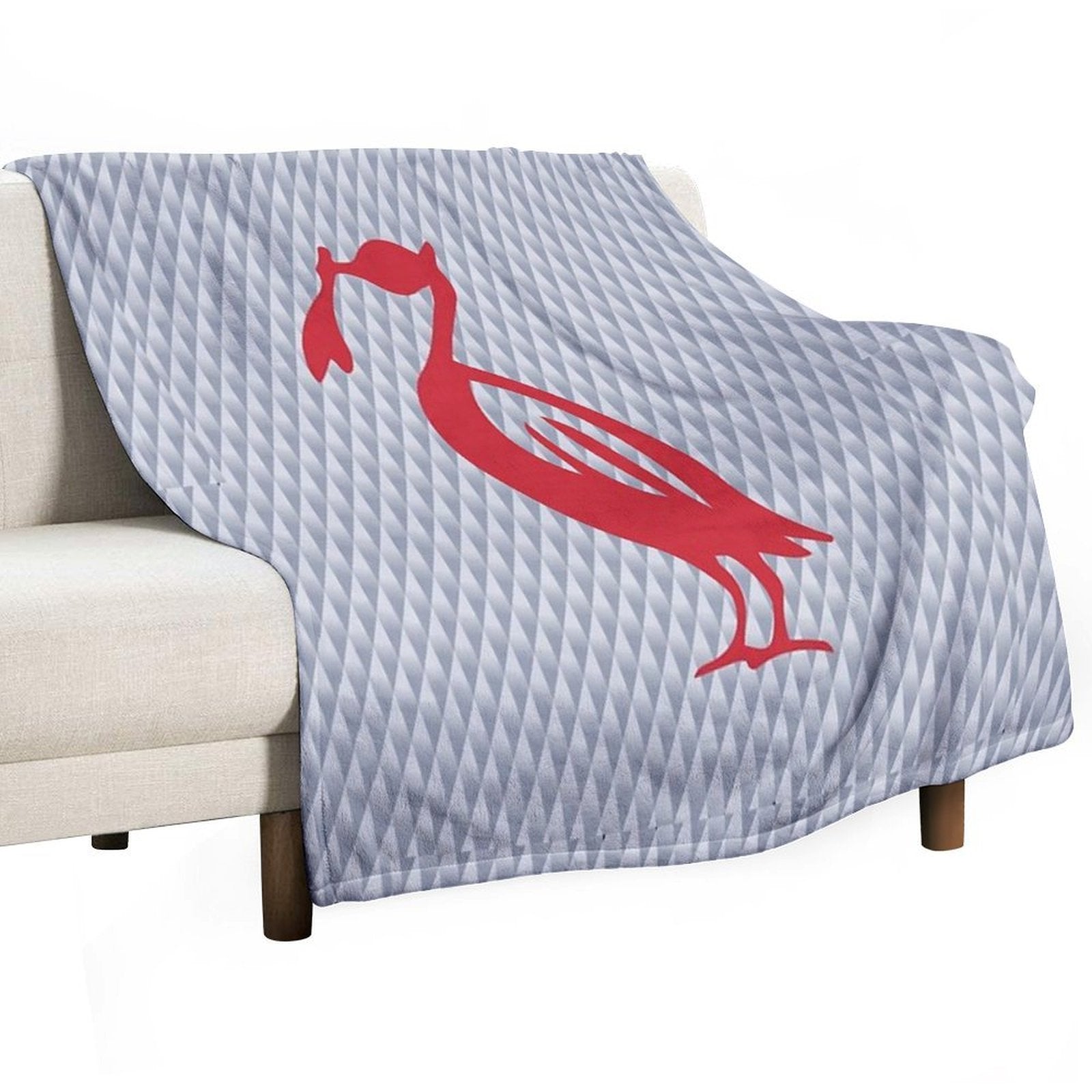 Retro Liverpool Compact Throw Blanket