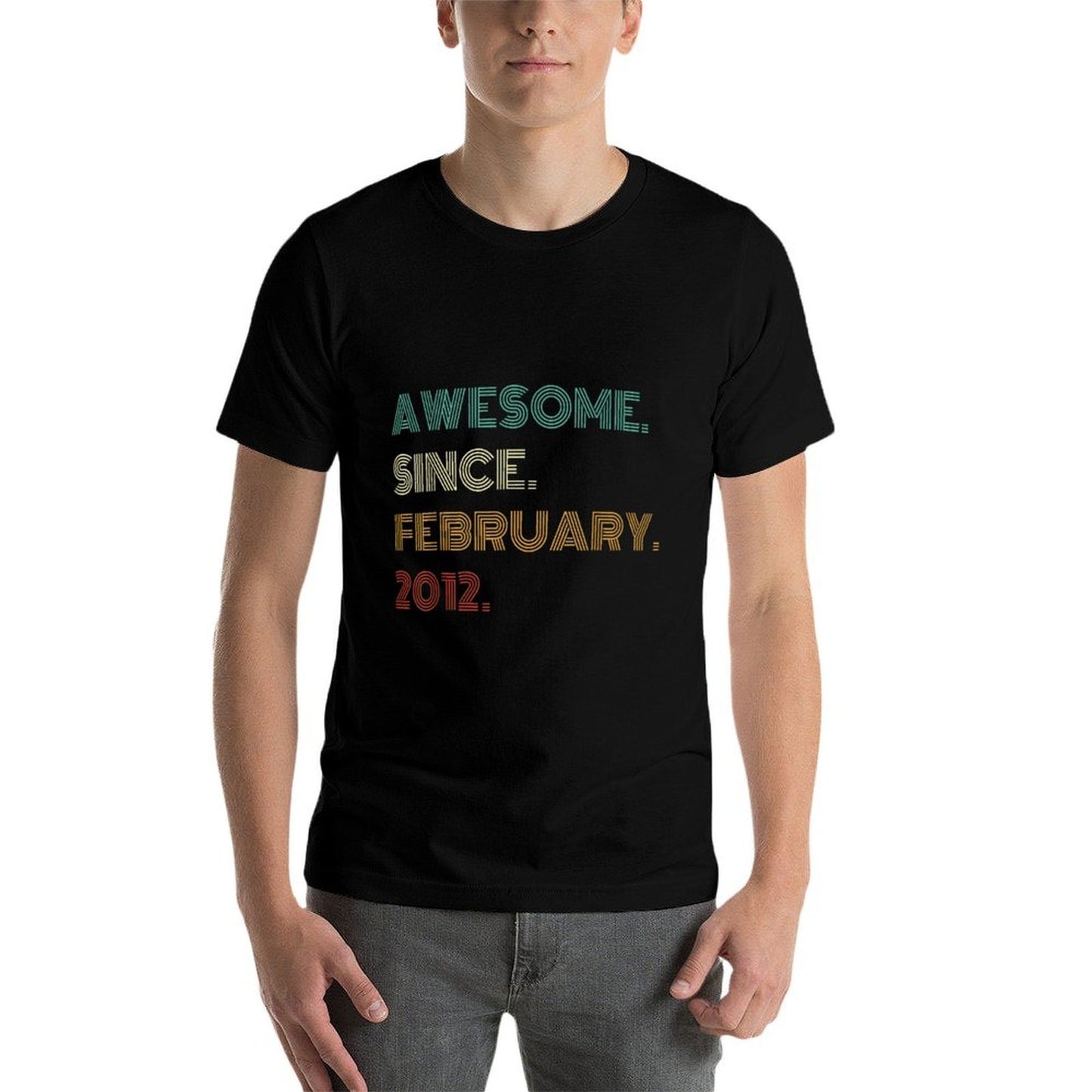 13 Years Old Awesome Since February 2012 13th Birthday Breathable T-Shirt