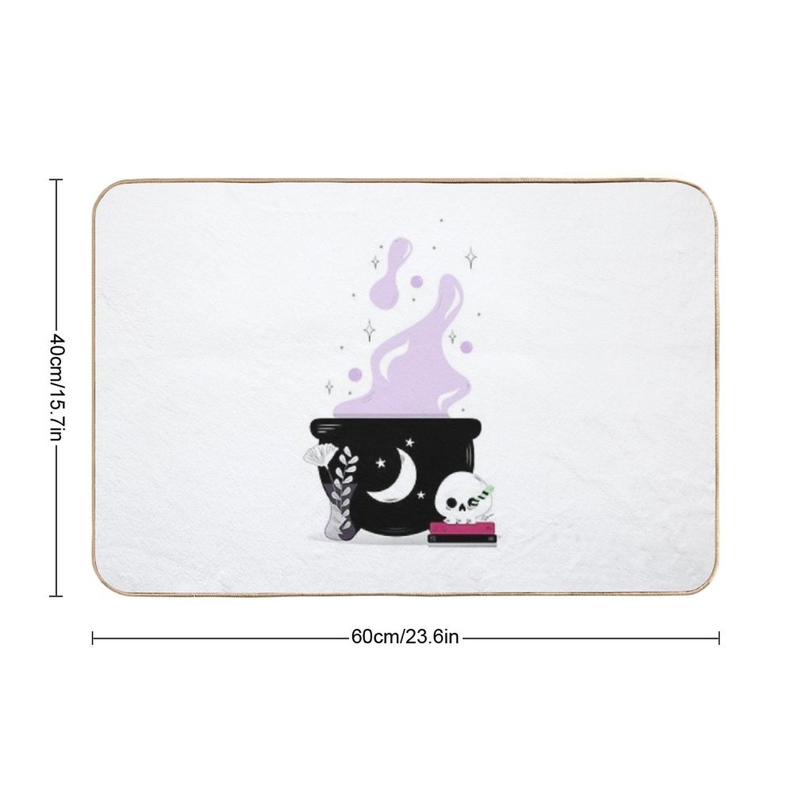 Magic Cauldron  Anti-Trip Bath Mat