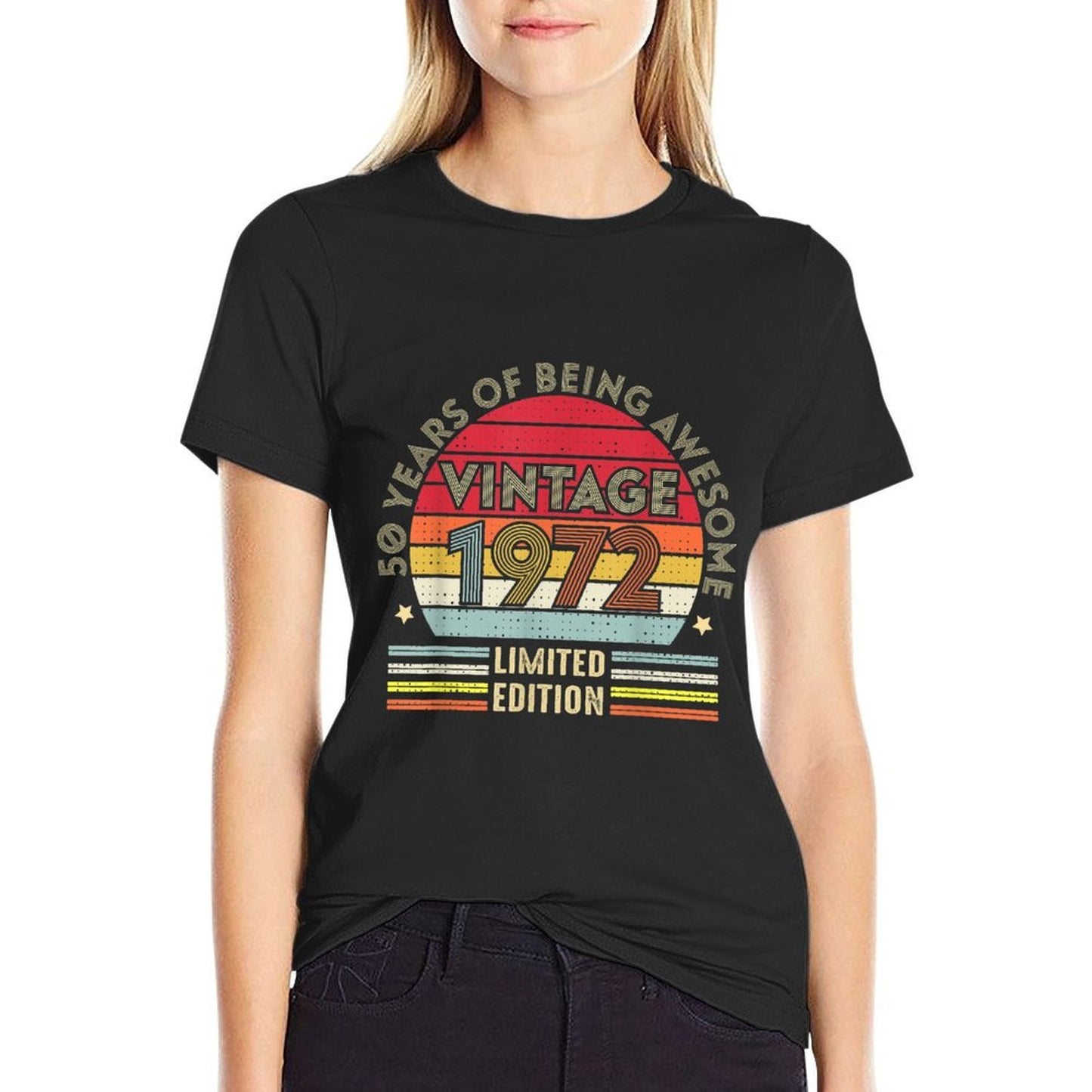 Vintage 1972 Limited Edition 50 Years Old Gift 50th Birthday Eco-friendly Material T-Shirt