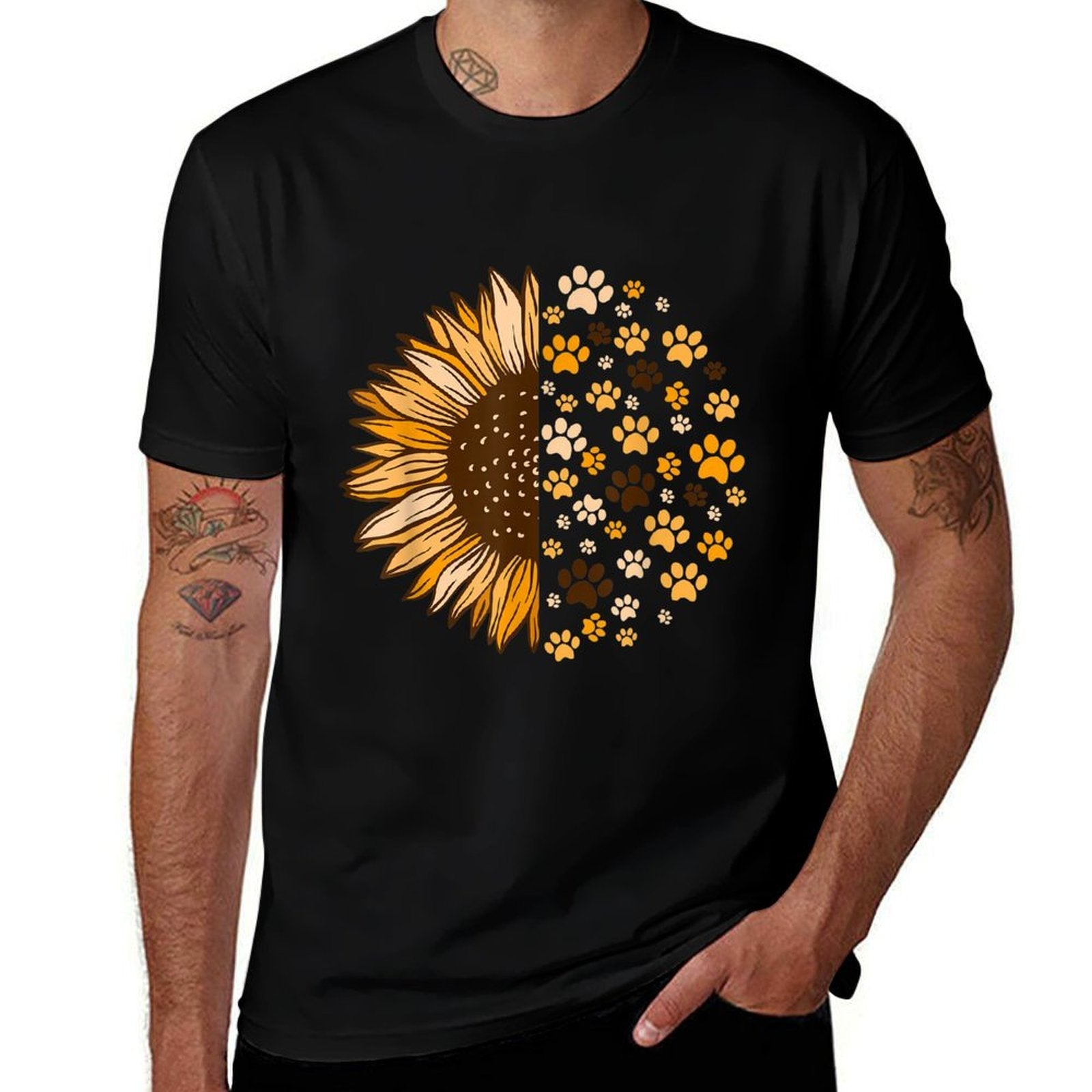 Sunflower Vet Tech Animal Veterinary Veterinarian Technician Quick-drying T-Shirt