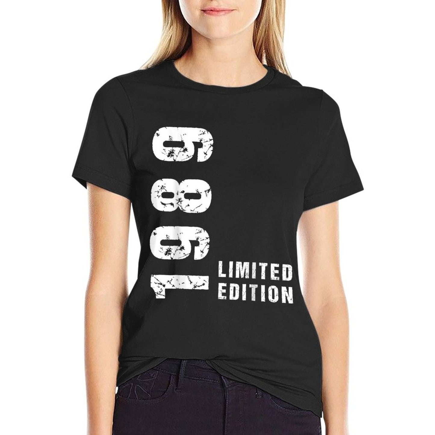 36th Birthday Gifts Men Women 36 Years Old Vintage 1989 High-quality Stitching T-Shirt