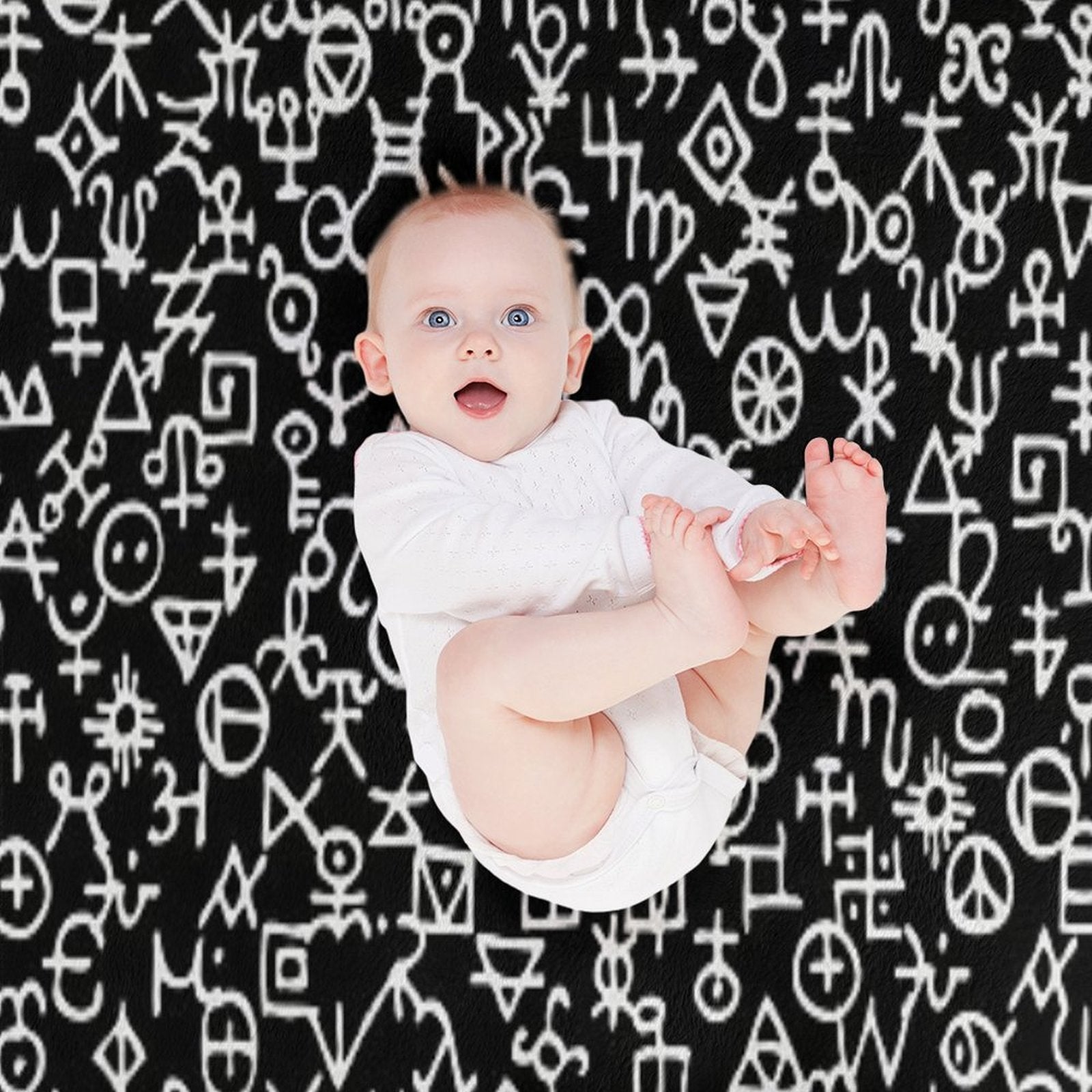 Viking Tribal Design Versatility Throw Blanket