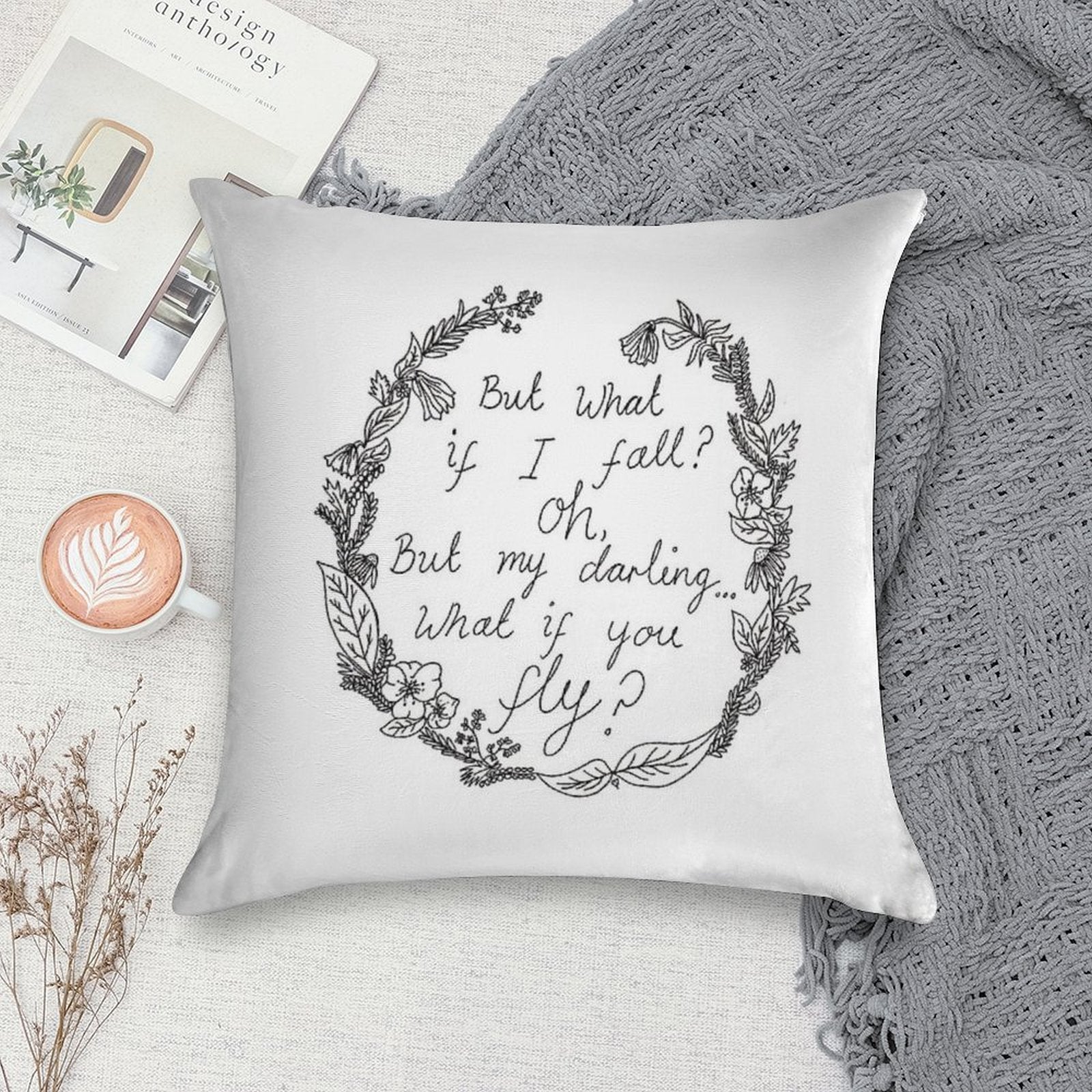 Peter Pan - What If You Fly Soft Home Decor Throw Pillow