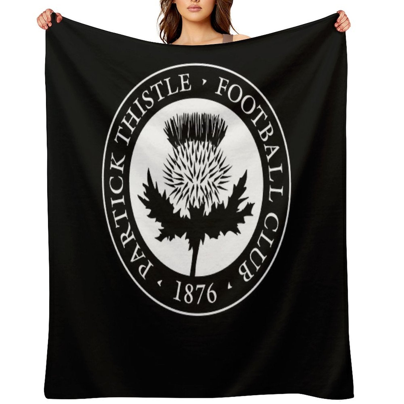 Partick Thistle Scottish Football Sports Fans Machine-washable Throw Blanket