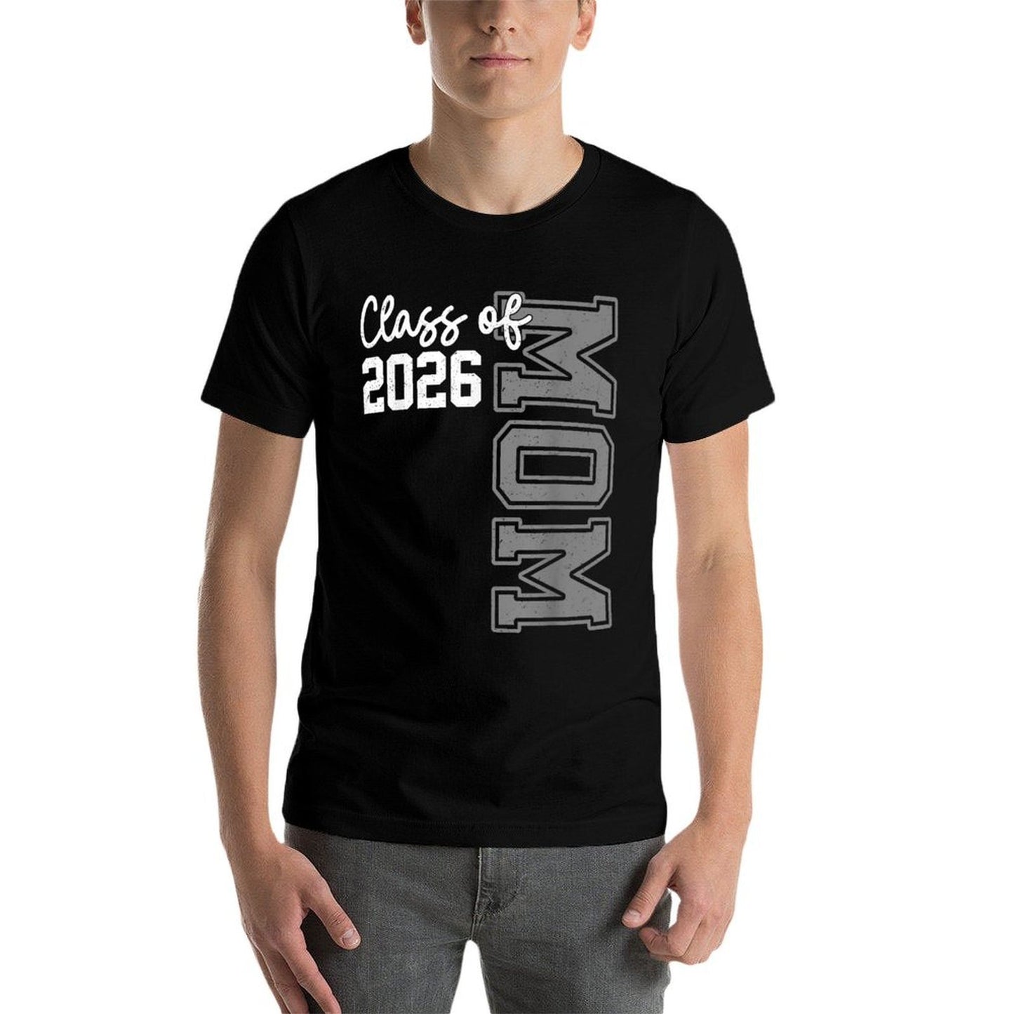 Senior Mom 26 Class Of 2026 Graduation For Women Mother Lightweight T-Shirt