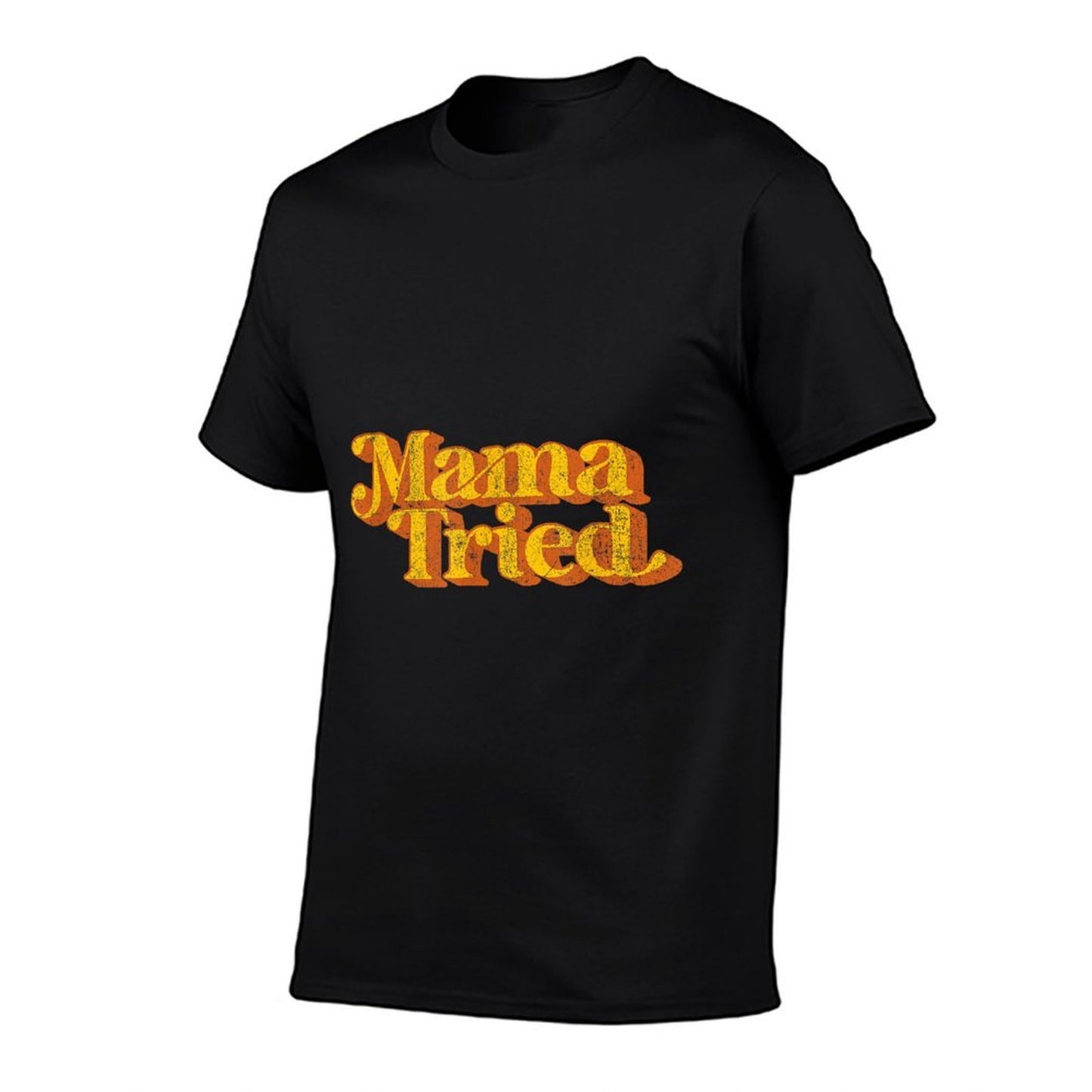 Vintage Mama Tried Country Music Southern Funny Retro 70s Cotton T-Shirt