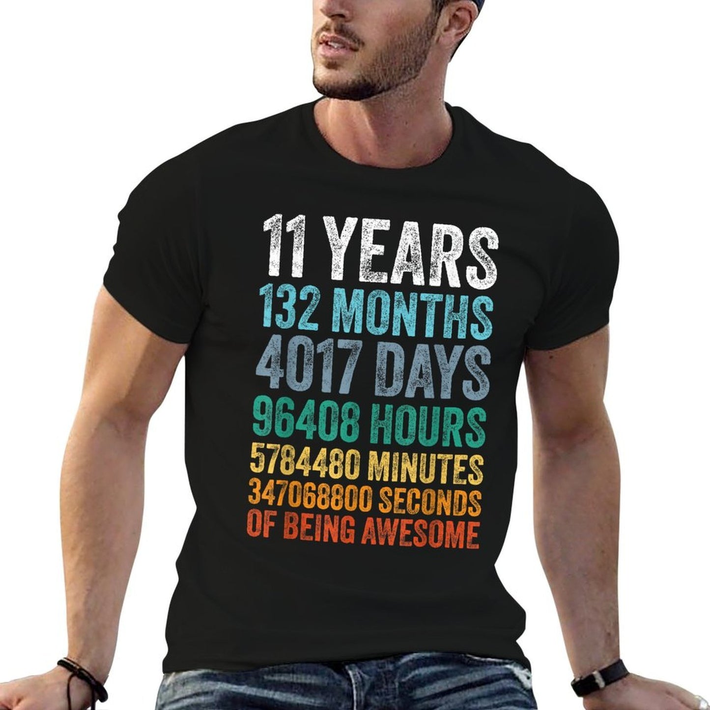 11 Year Old BDay Decorations Son Boy 11yr 11th Birthday Moisture-wicking T-Shirt