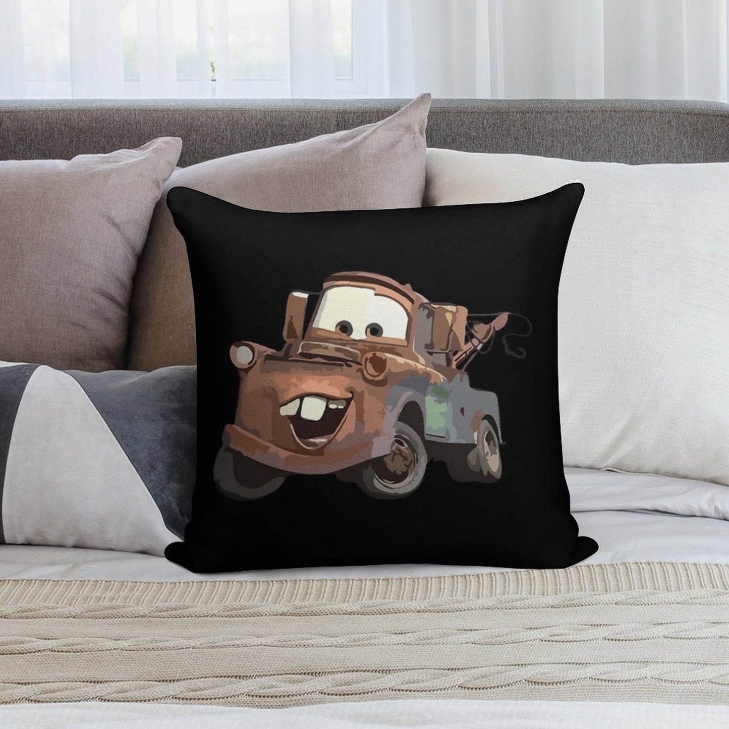 Tow Mater Soft Gift Ready Throw Pillow
