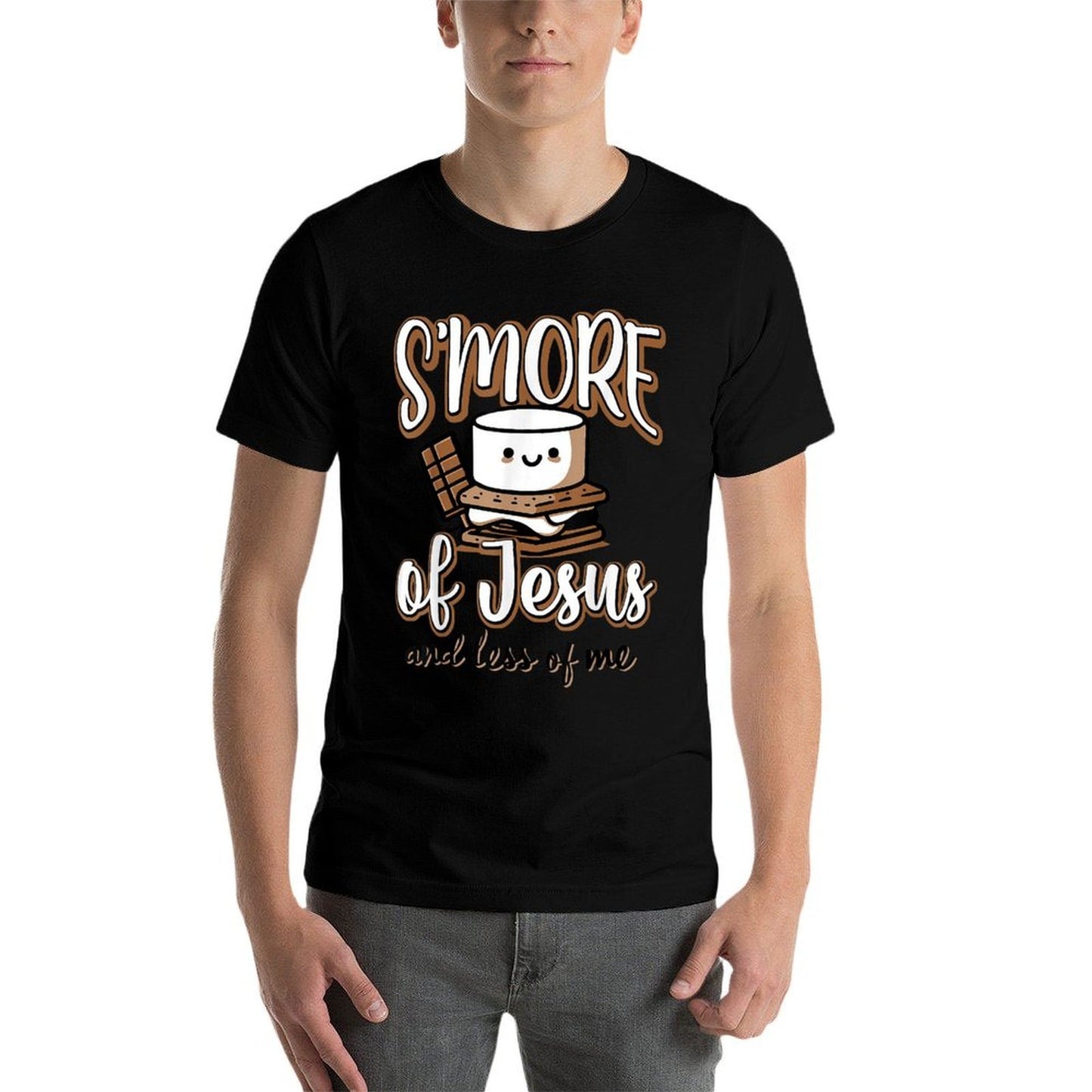 S'more Of Jesus And Less Of Me Polyester Blend T-Shirt