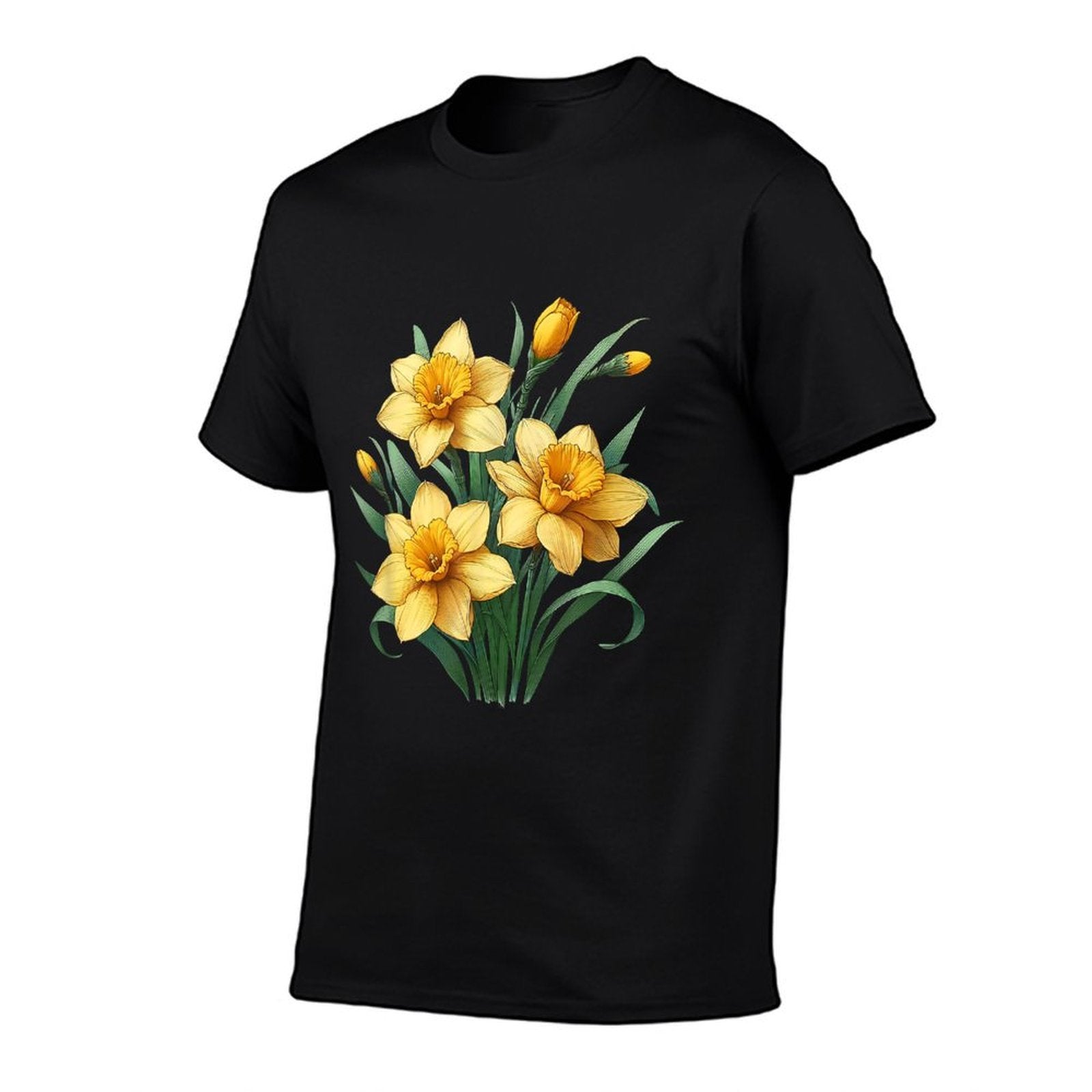 Aesthetic Daffodils Flowers, Spring, Garden  Stretchy T-Shirt