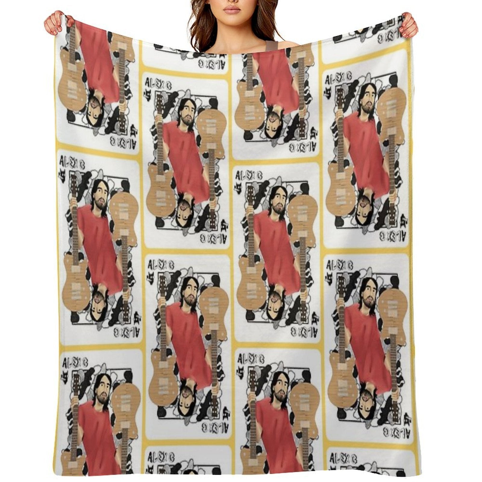 Alex G Playing Card Gift-ready Throw Blanket