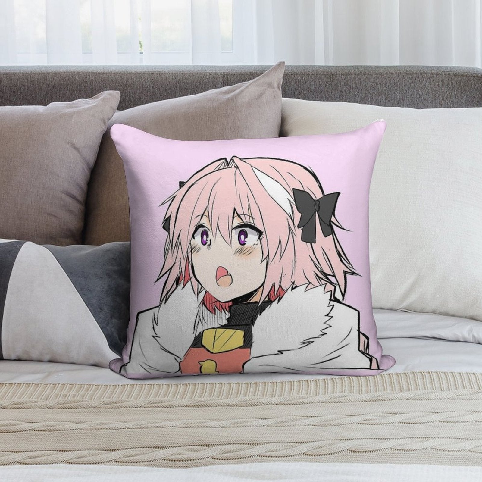 Astolfo Soft Multiple Sizes Throw Pillow
