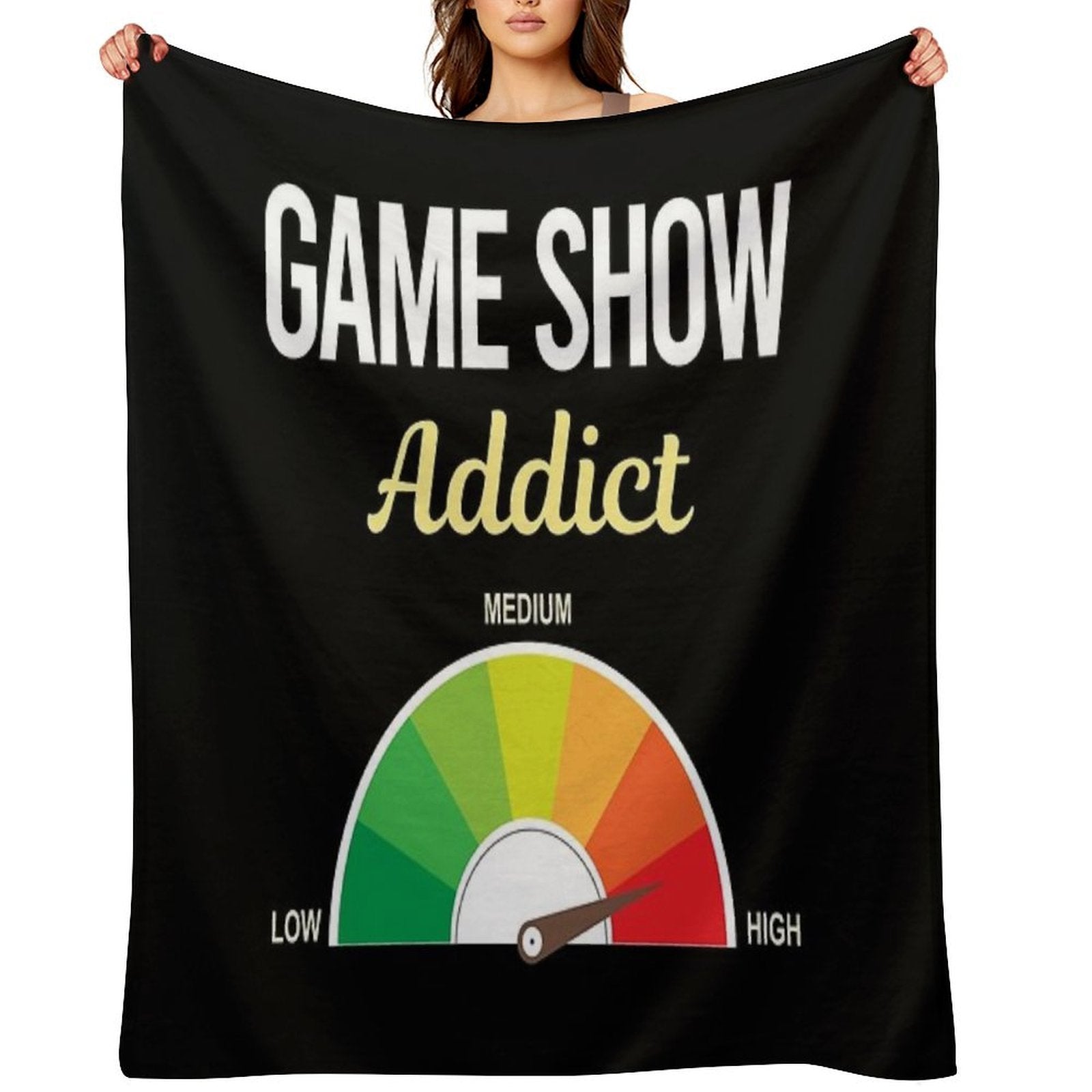 Addict Game Shows TV Show Easy Care Throw Blanket