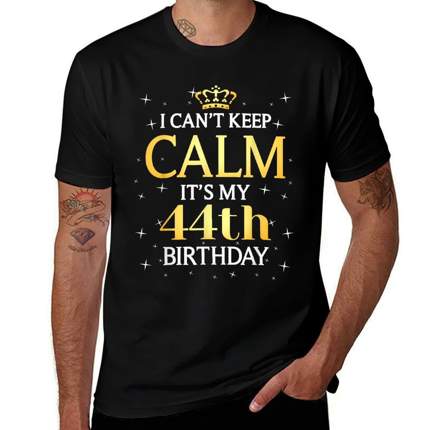 44 Year Old Men Women Birthday Gift It's My 44th Birthday  Tagless Design T-Shirt