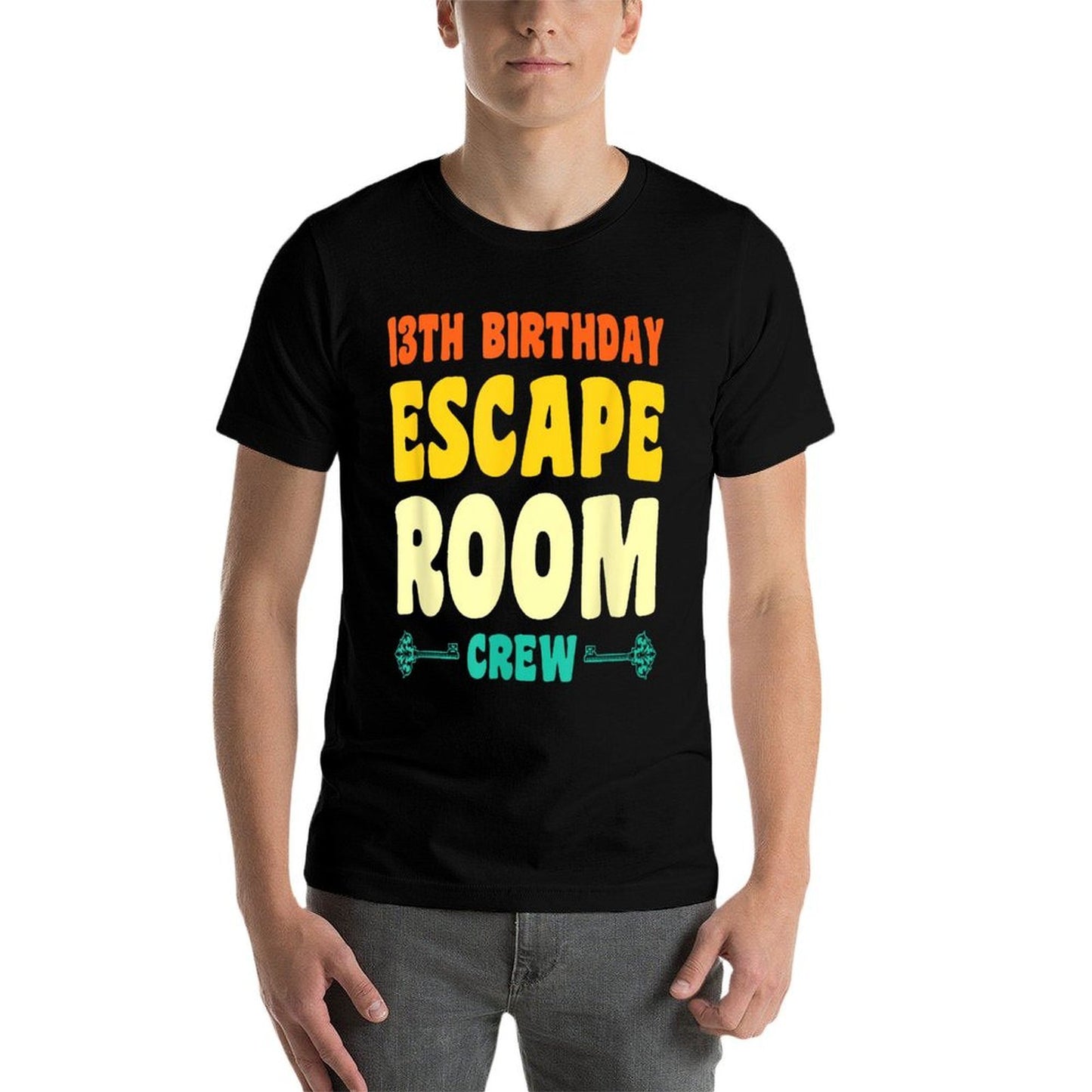 13 Year Old Happy 13th Birthday Escape Room 13th Birthday Comfortable T-Shirt