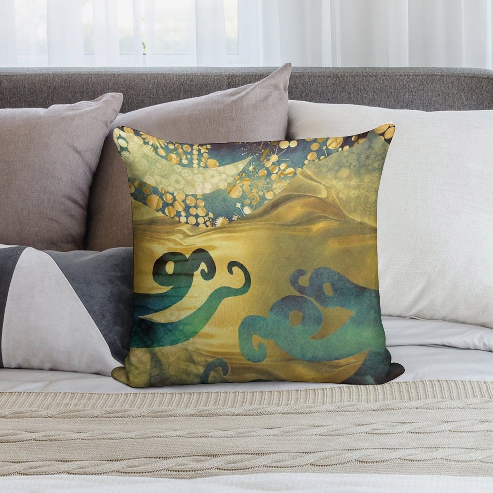 Underwater Dream I Soft Anti-Pilling Throw Pillow