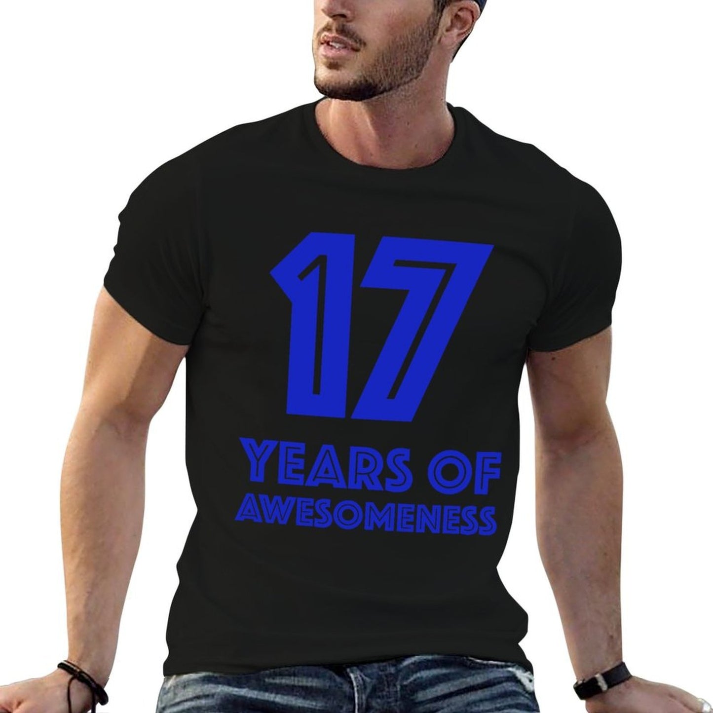 17th Birthday Gift Boys Age 17 Seventeen Year Old Boy Graphic-printed T-Shirt