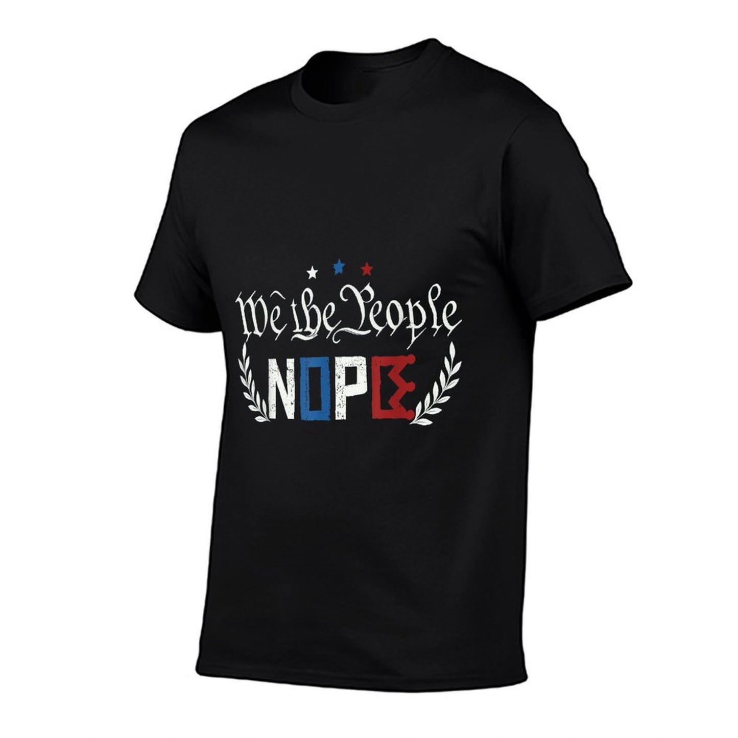 Retro No Kings Nope Protest Sign Horizontal  Moisture-wicking T-Shirt