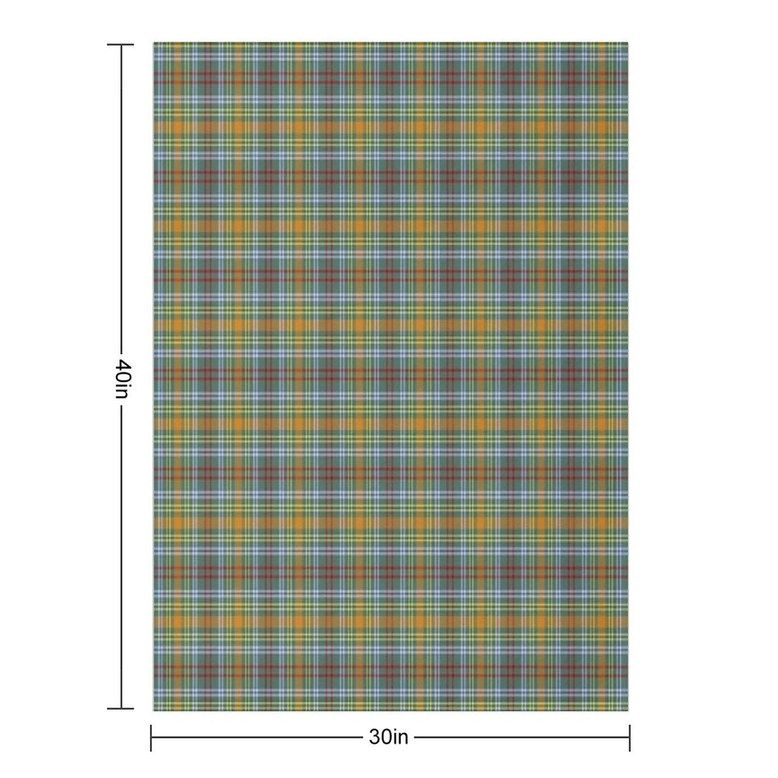 O'Brien Tartan Pattern Colorful Irish Plaid Durable Throw Blanket