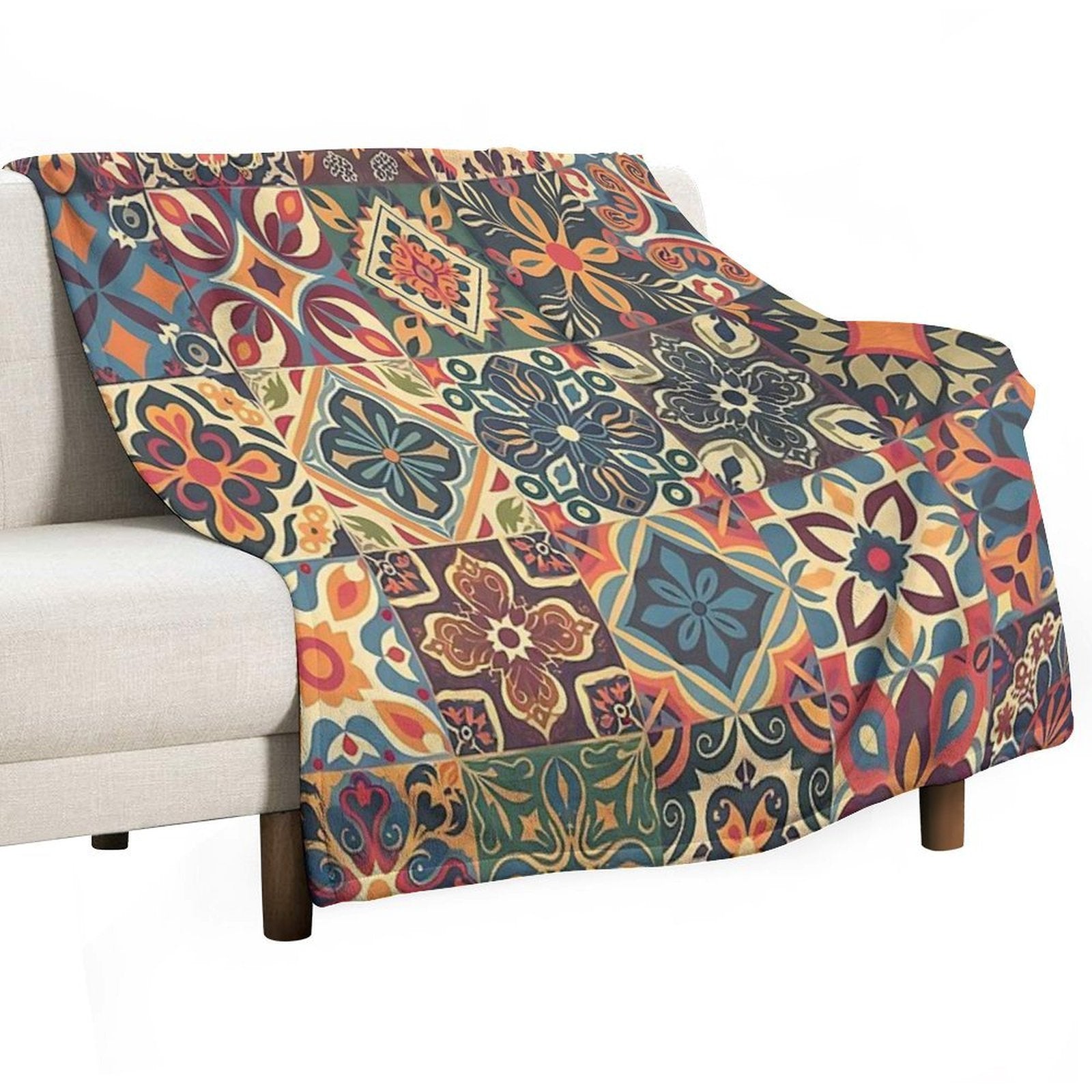 Mosaic of Elegance Versatility Throw Blanket