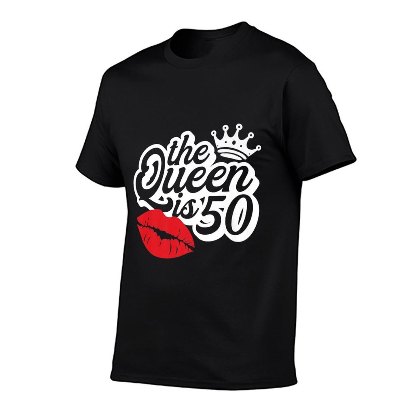 The Queen Is 50 Fabulous 50th Birthday Gifts Ideas For Her Premium Eco-friendly Material T-Shirt
