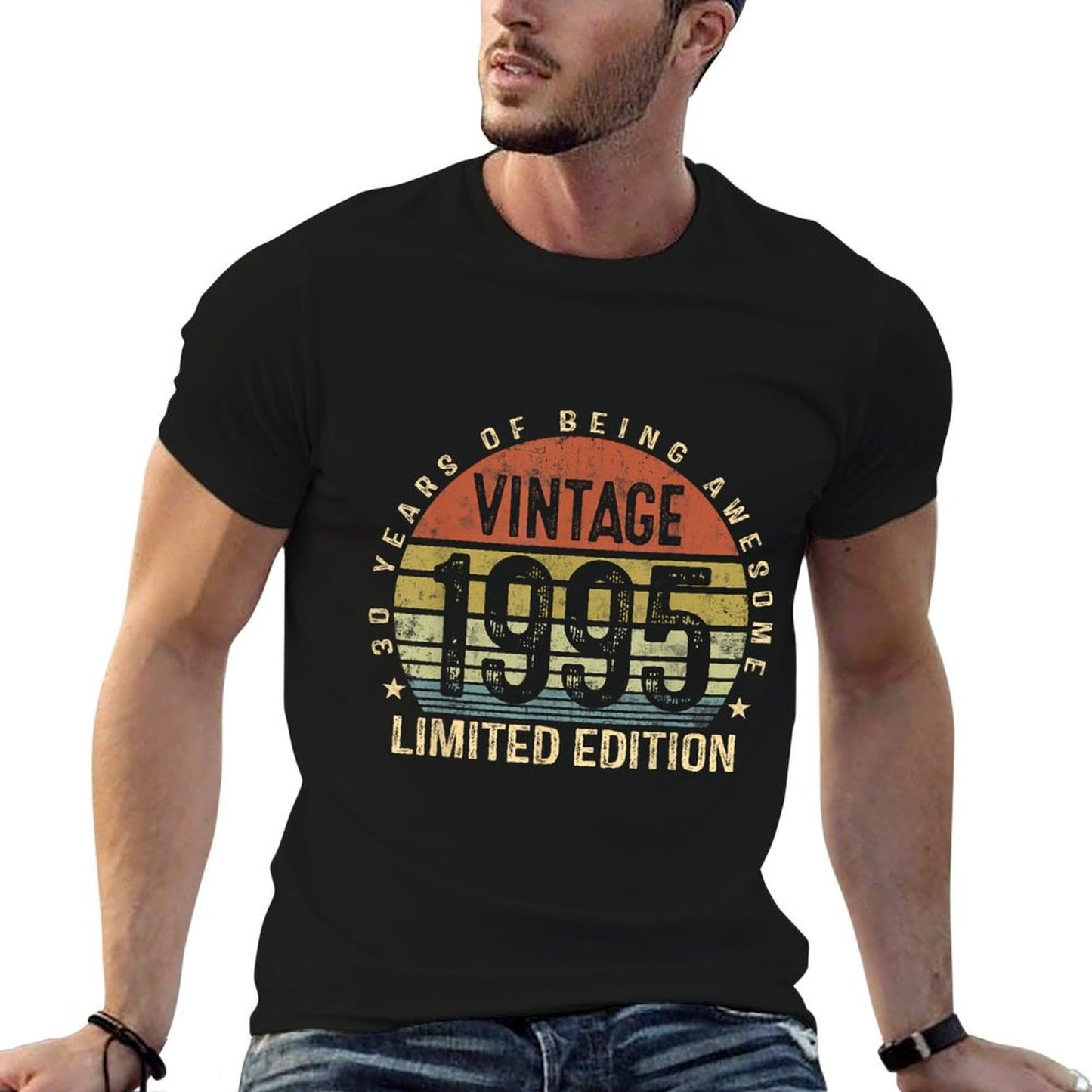 Vintage 1995 Limited Edition 30-Year-Old Gifts 30th Birthday Polyester Blend T-Shirt
