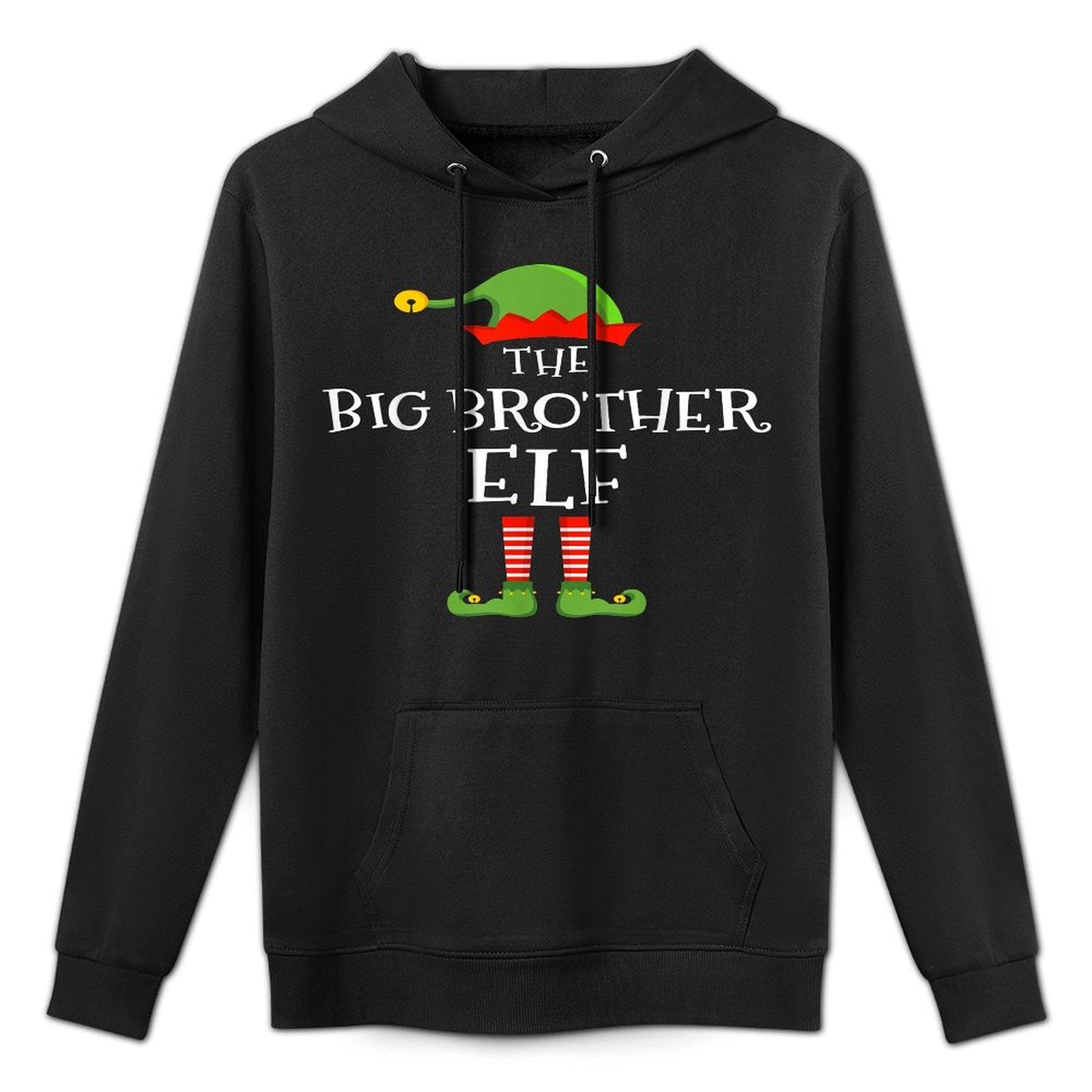 The Big Brother Elf Funny Christmas Matching Family Pajama Colorfast Hoodie