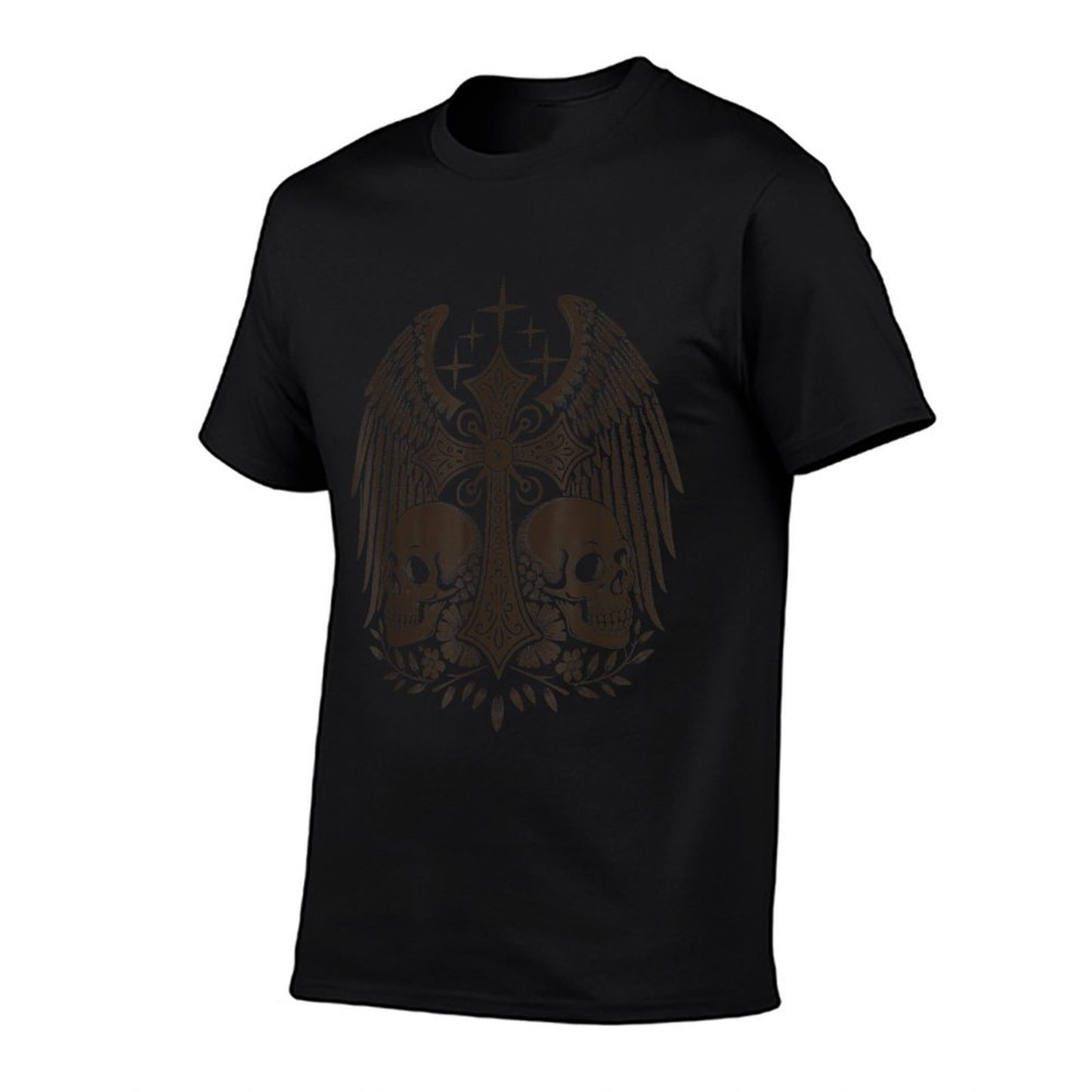 Y2K Grunge Aesthetic Alt Goth Skull Cross Gothic Odor-resistant T-Shirt