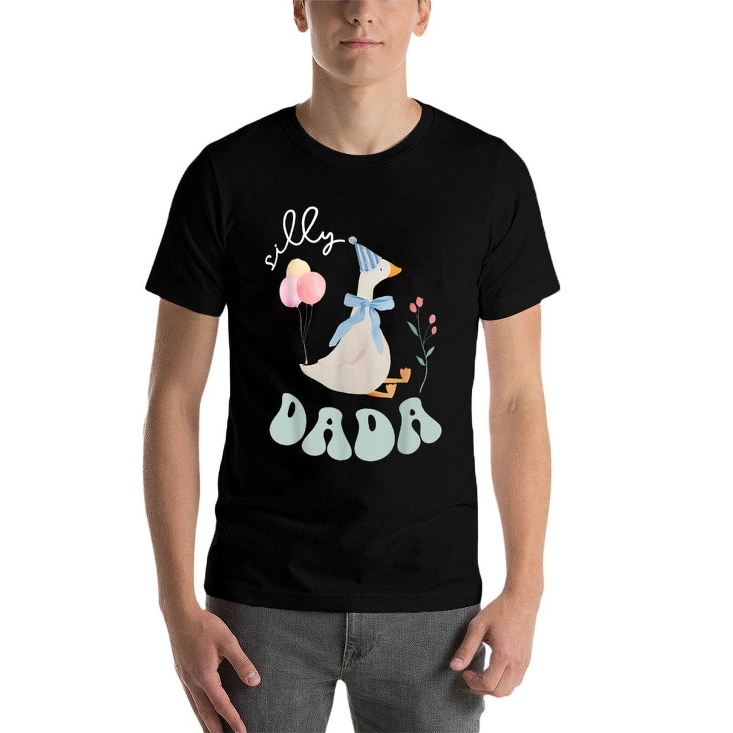 Silly Dada Silly Goose Dad Birthday Family Matching Party Durable T-Shirt