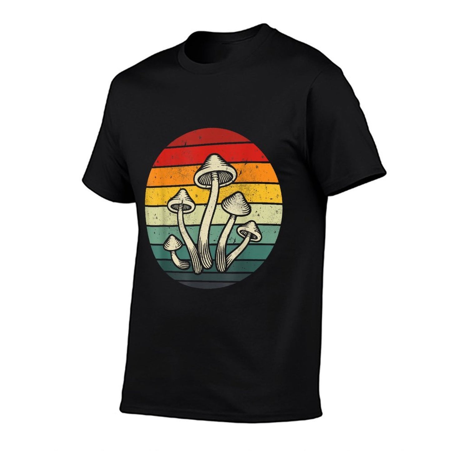Vintage Retro Mushroom 80s 90s Mushroom Lovers Funny Food Breathable T-Shirt