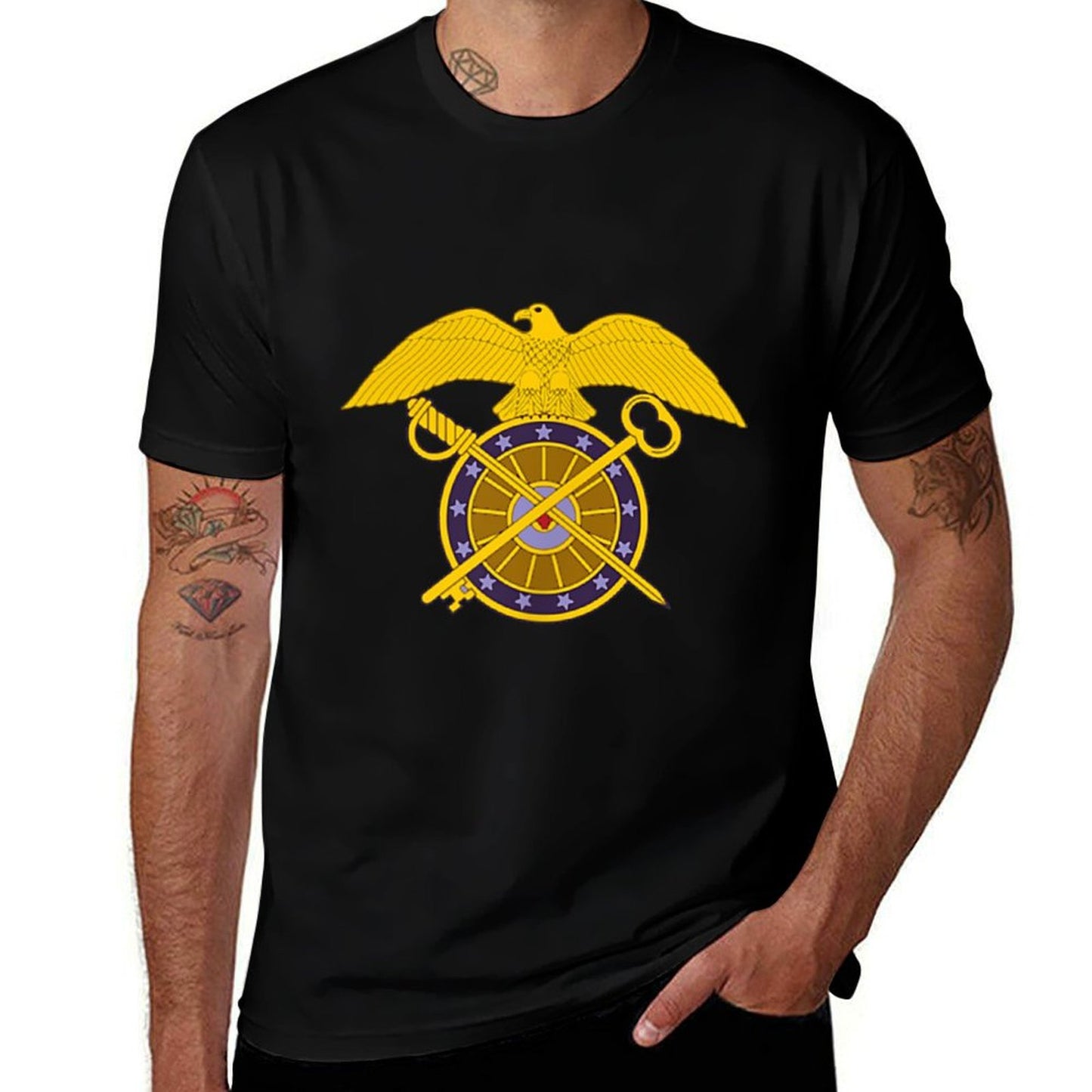 US Army Branch - Quartermaster Corps - QM  Odor-resistant T-Shirt