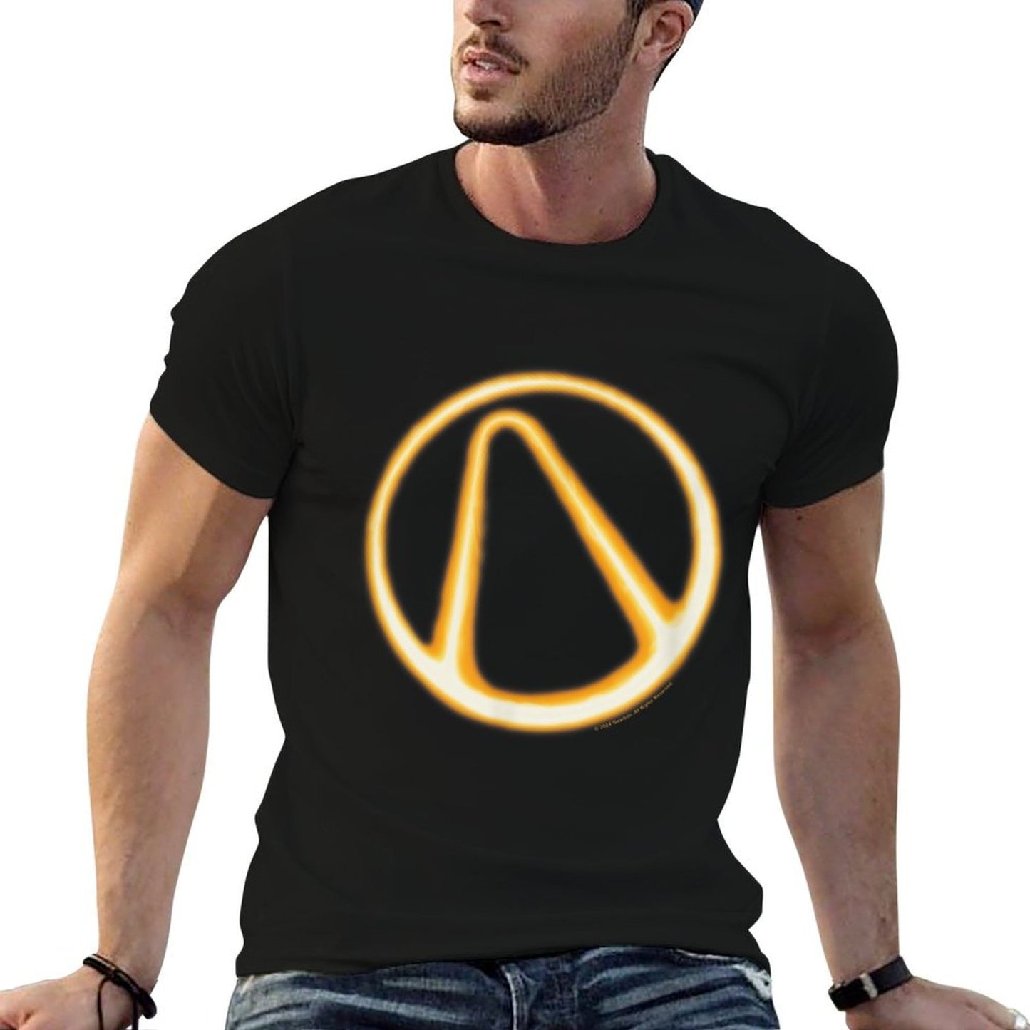 Ripple Junction X Borderlands Vault Hunter Symbol Gaming Summer-ready Fabric T-Shirt