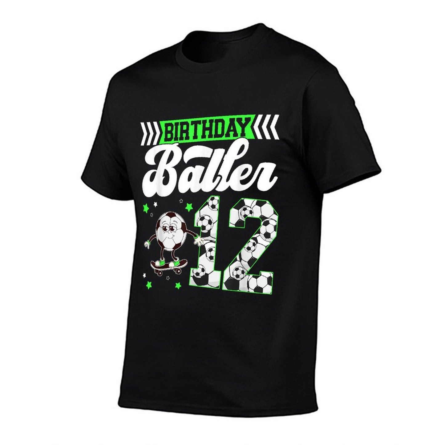 12th Soccer Birthday Party Twelve Year Old Soccer Player Quick-drying T-Shirt