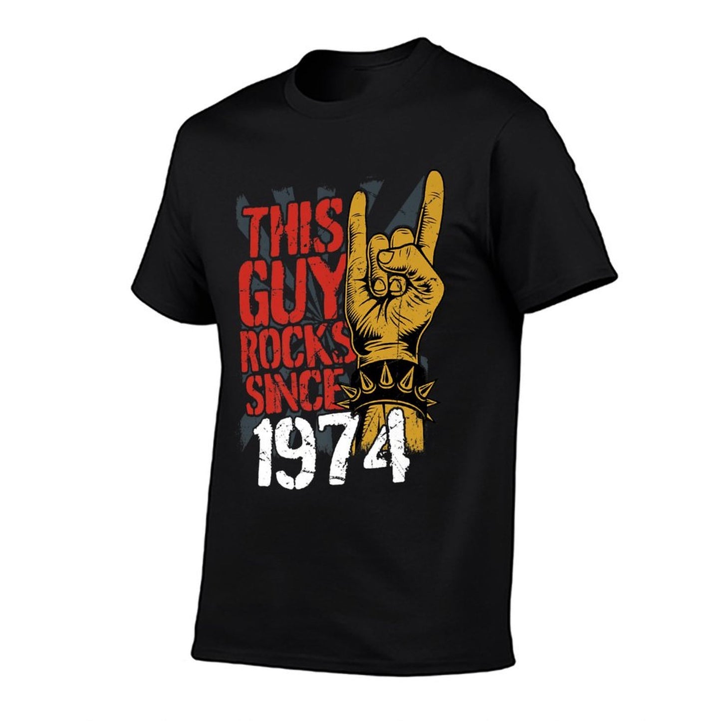 1974 Vintage 50th Birthday Classic Rock Music Men Premium Trendy Pattern T-Shirt