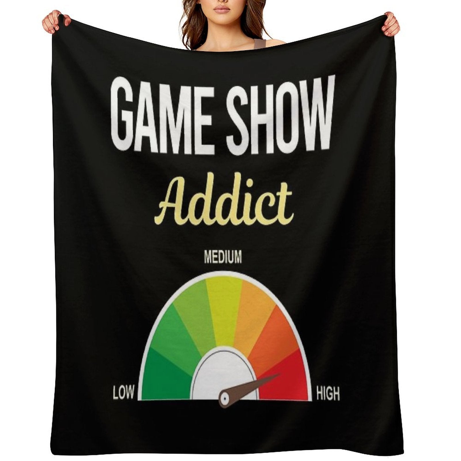Addict Game Shows TV Show Easy Care Throw Blanket