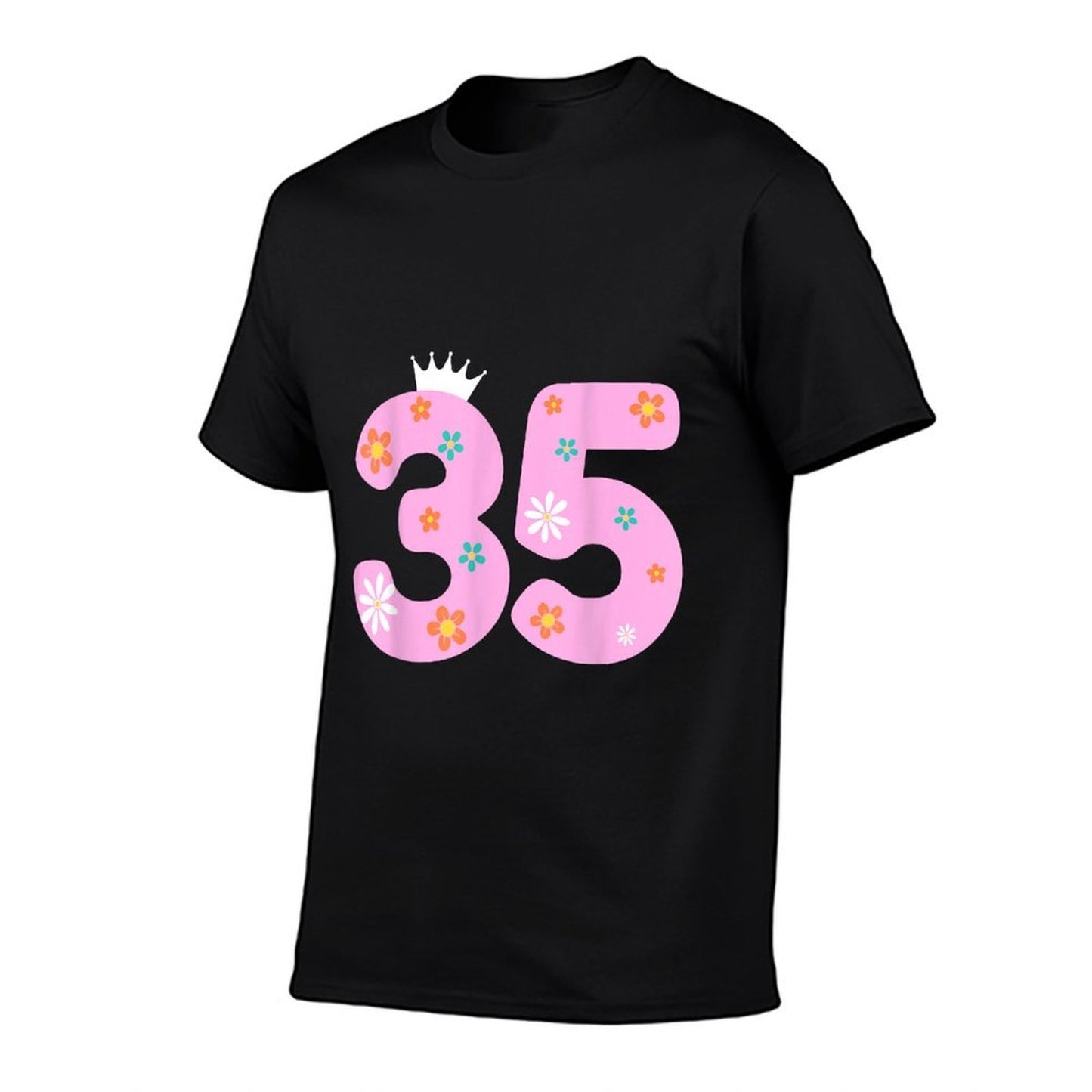 35 Year Old Birthday Flower Crown Its My 35th Birthday Relaxed-fit T-Shirt