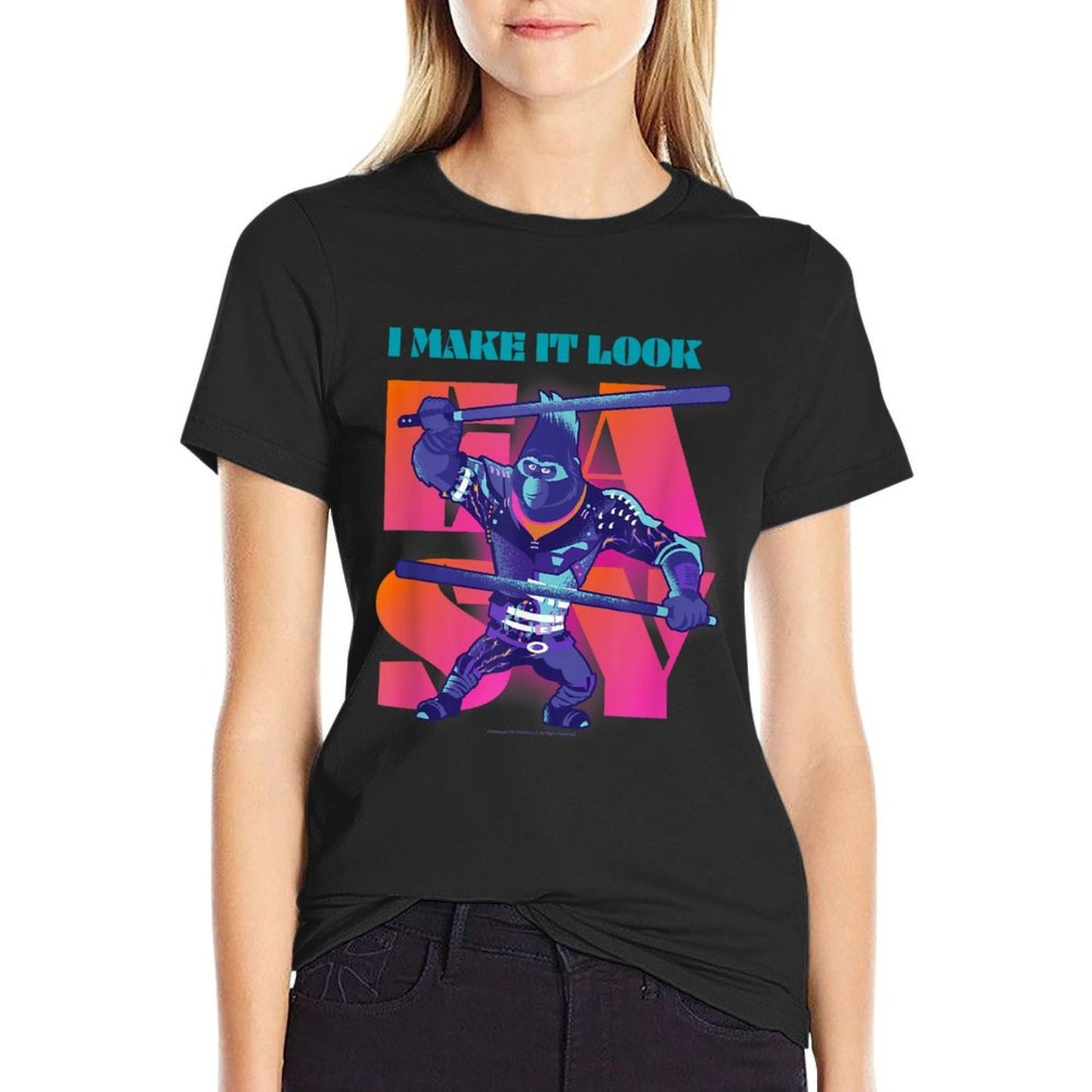 Sing 2 Johnny I Make It Look Easy Tagless Design T-Shirt