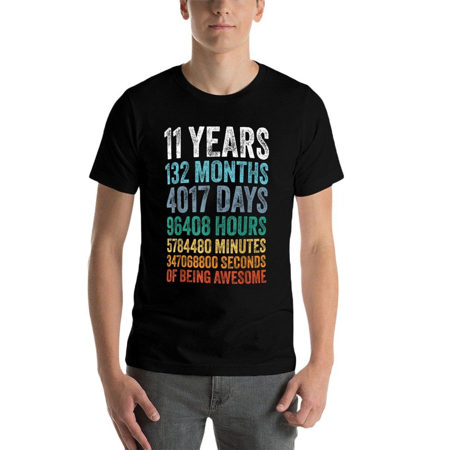 11 Year Old BDay Decorations Son Boy 11yr 11th Birthday Moisture-wicking T-Shirt