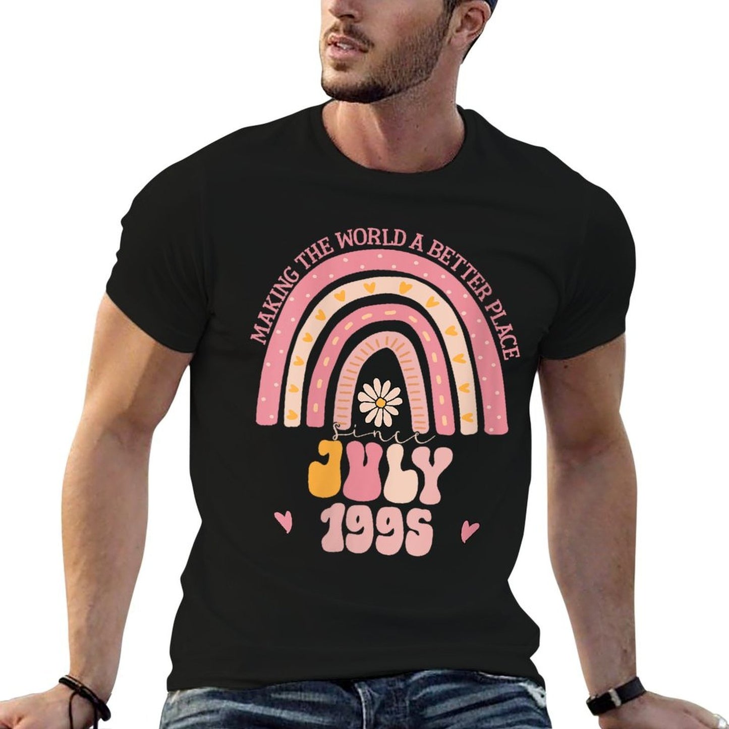 Womens Turning 30 Retro July 1995 30th Birthday for Women Oversized Silhouette T-Shirt